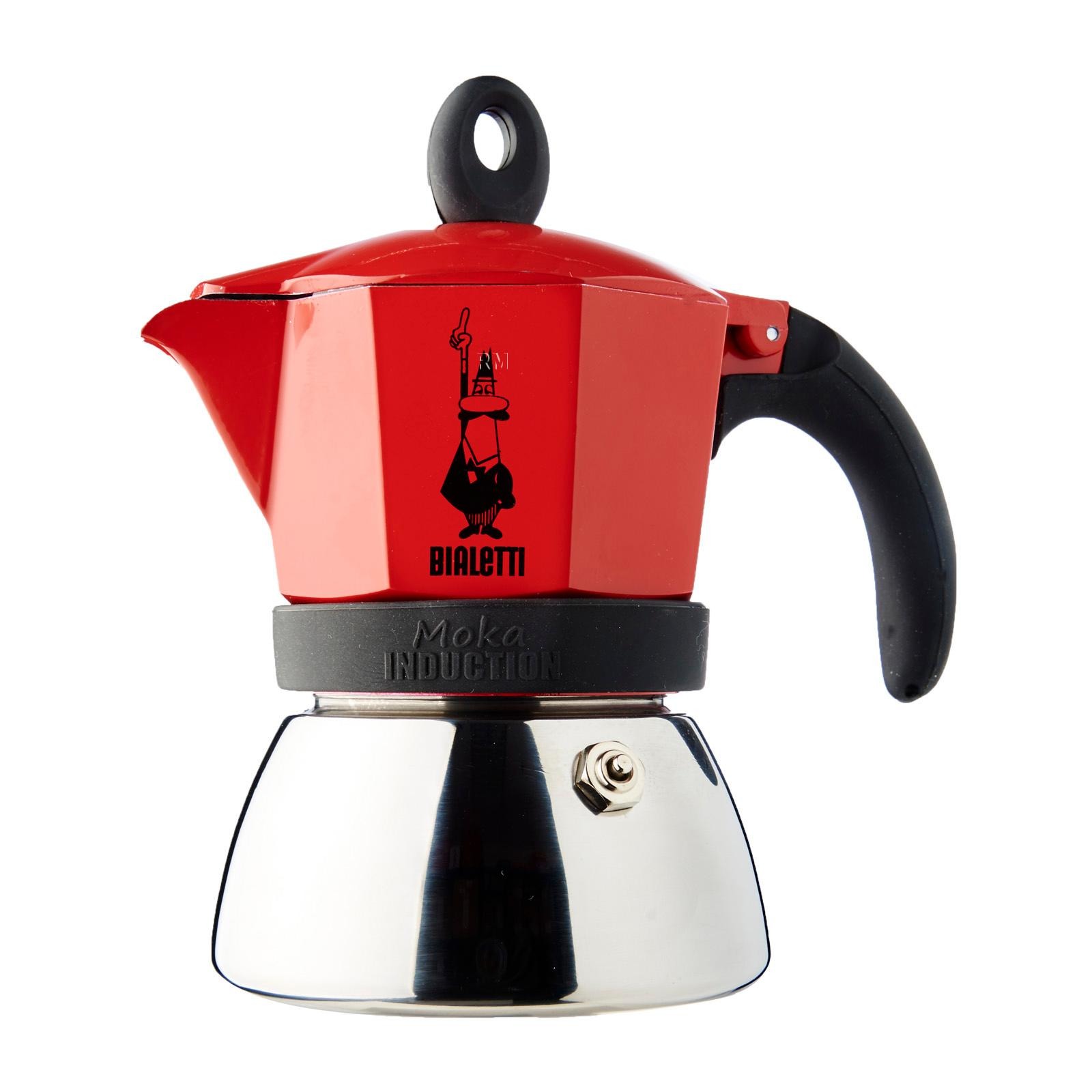 Bialetti Moka Induction Red 3 Cups NTUC FairPrice