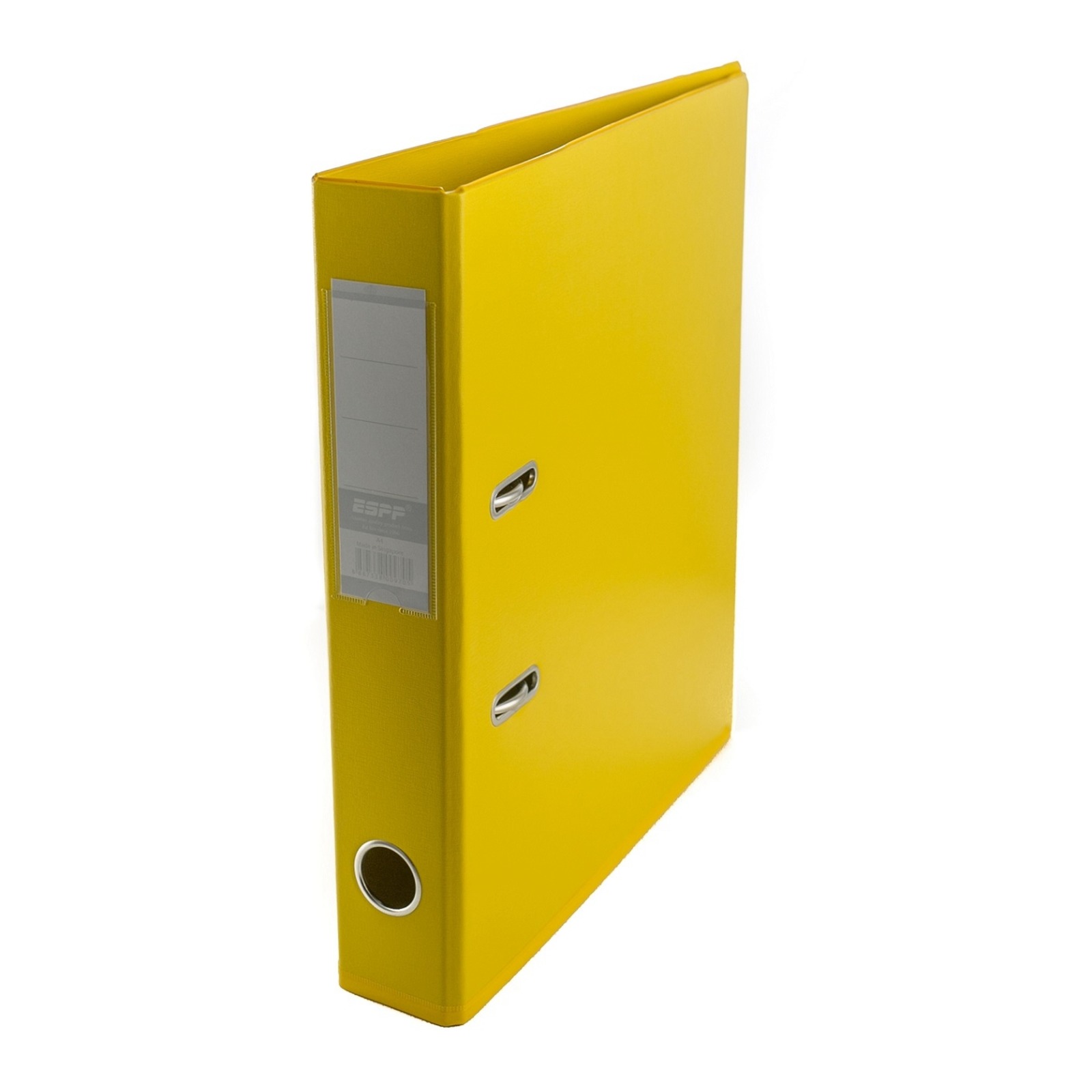 PVC Arch File 2 Inch A4 Yellow NTUC FairPrice