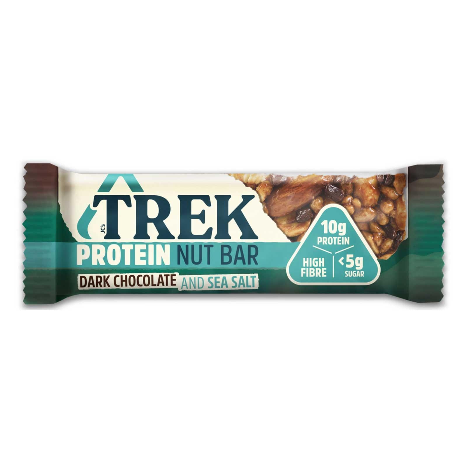Trek 10G Protein Nut Bar Dark Chocolate And Sea Salt Vegan&Kosher