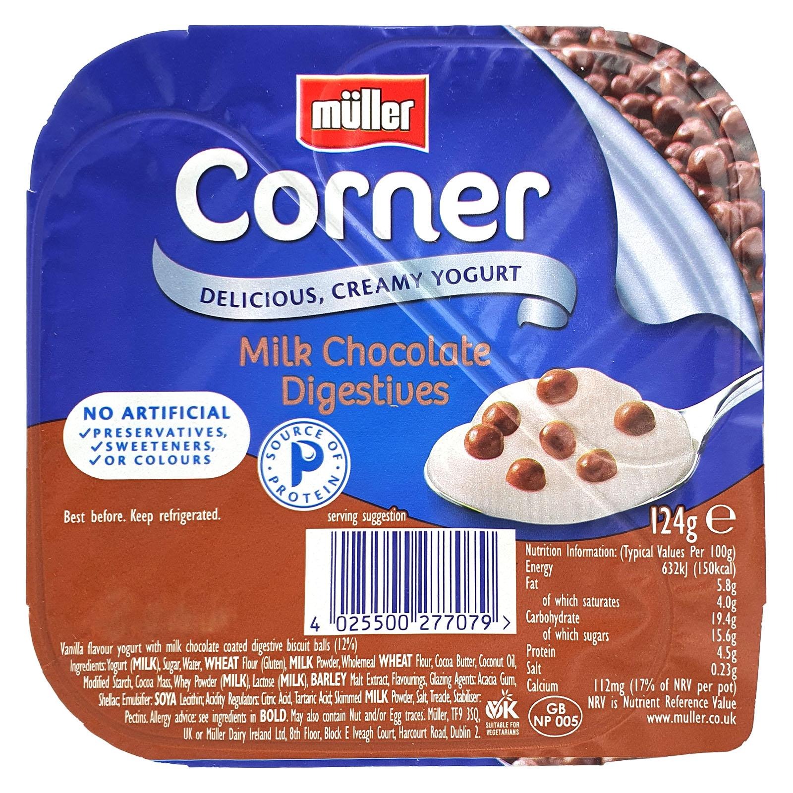 Muller Crunch Corner Milk Chocolate Digestive NTUC FairPrice