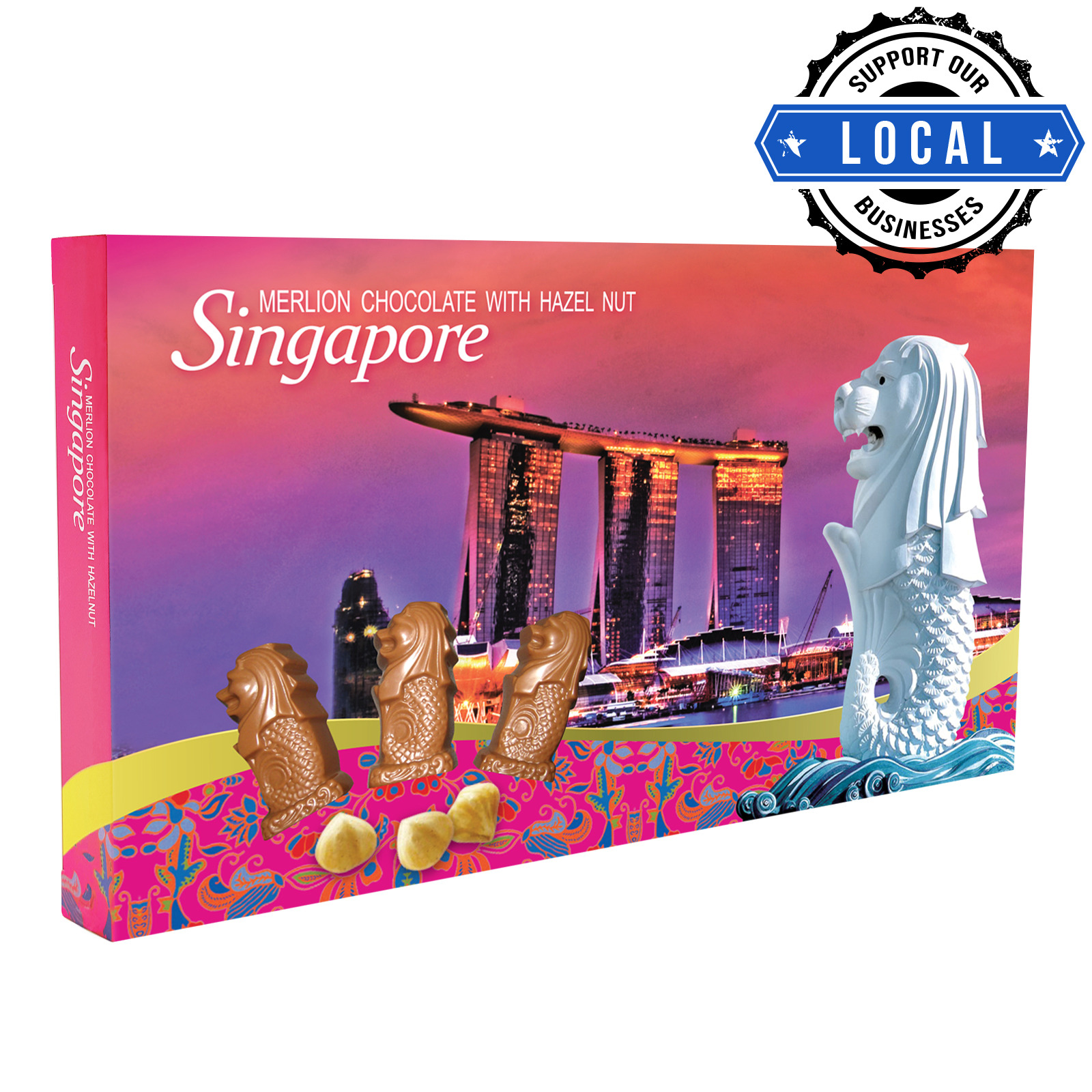 Manly Singapore Merlion Chocolate - Hazelnut