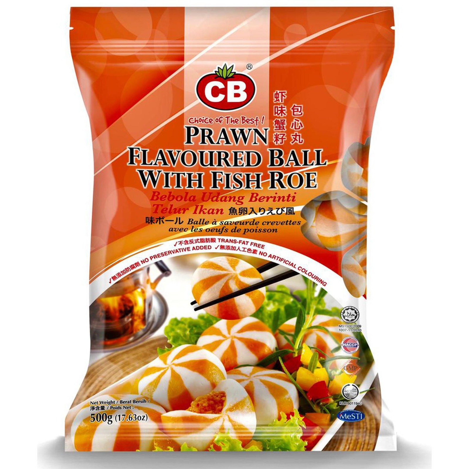 CB Prawn Flavoured Ball with Fish Roe (21pcs) NTUC FairPrice