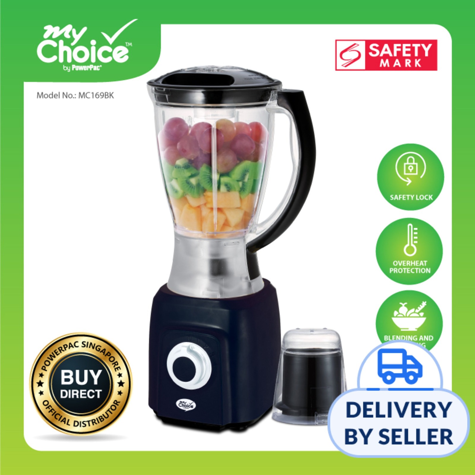 My Choice 2 in 1 Blender MC169 NTUC FairPrice