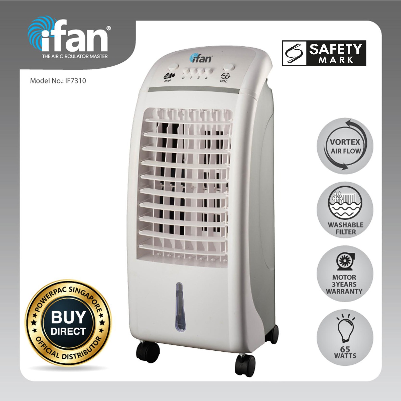 iFan Air Cooler IF7310 NTUC FairPrice