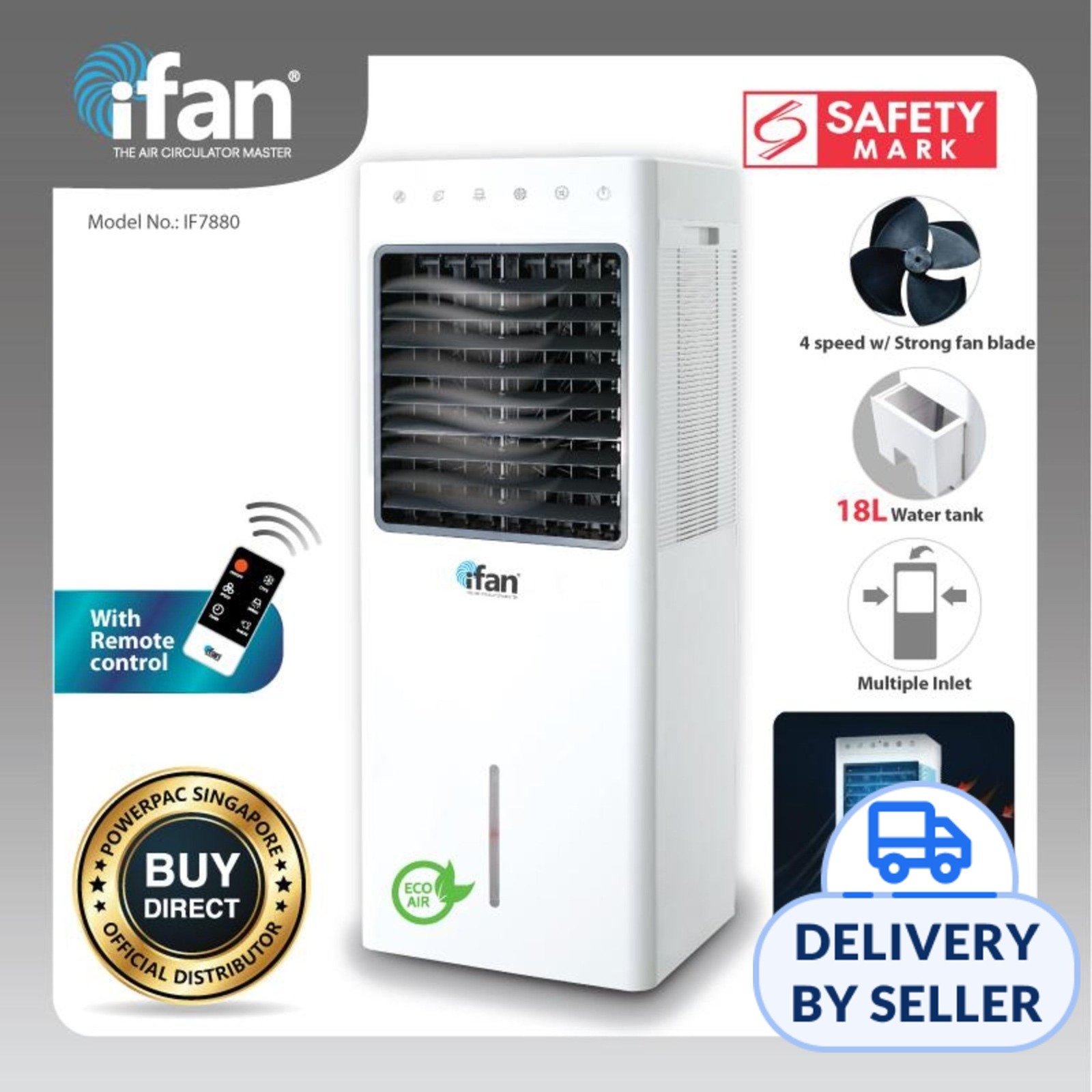 iFan Air Cooler IF7880 | NTUC FairPrice