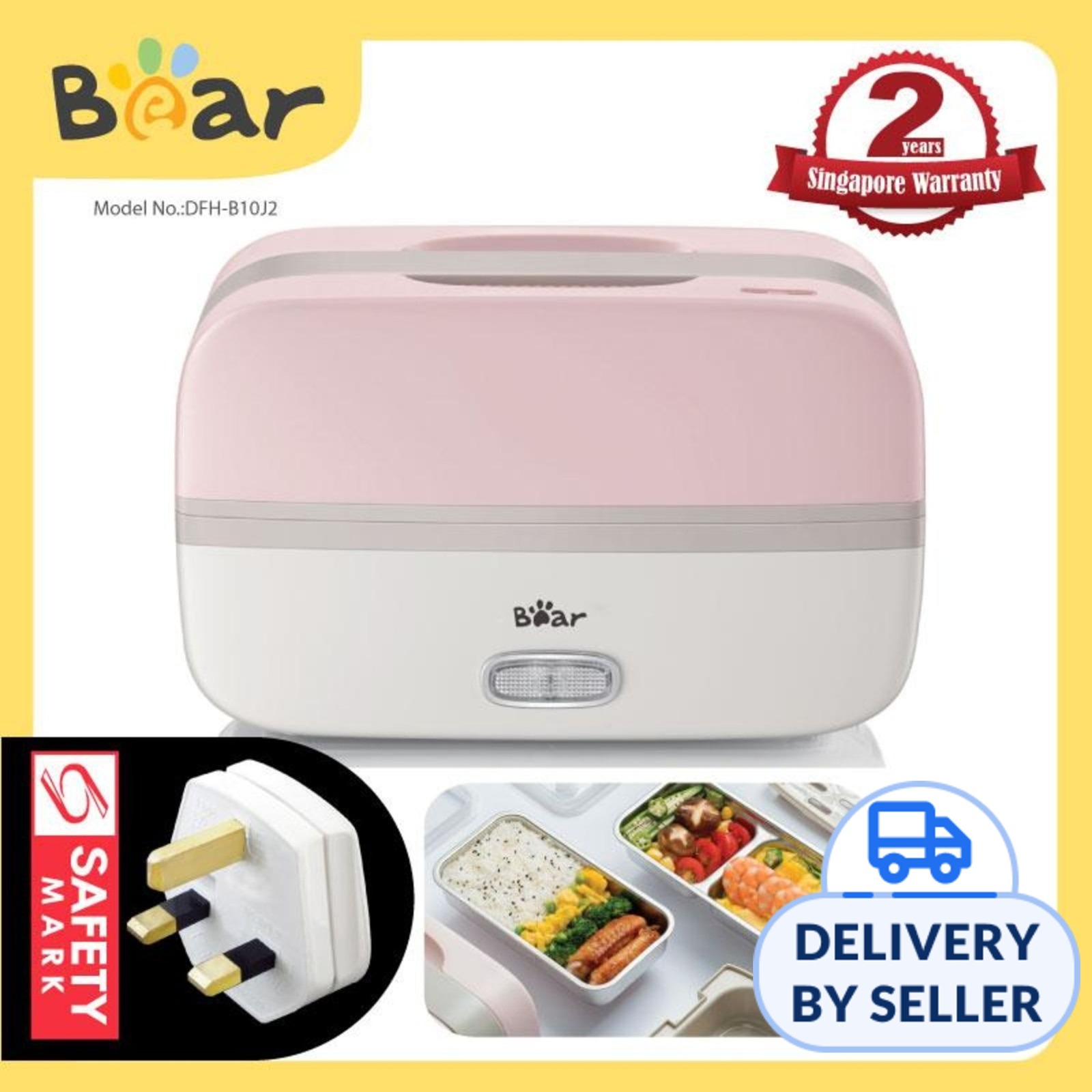 Bear Electric Lunch Box DFHB10J2 NTUC FairPrice