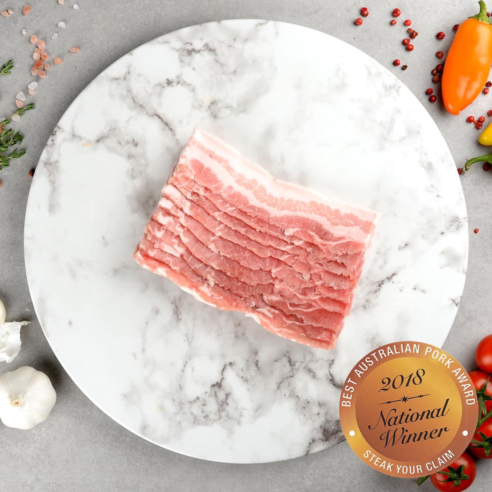 Borrowdale Free Range Pork Belly Shabu Shabu Australia (Frozen