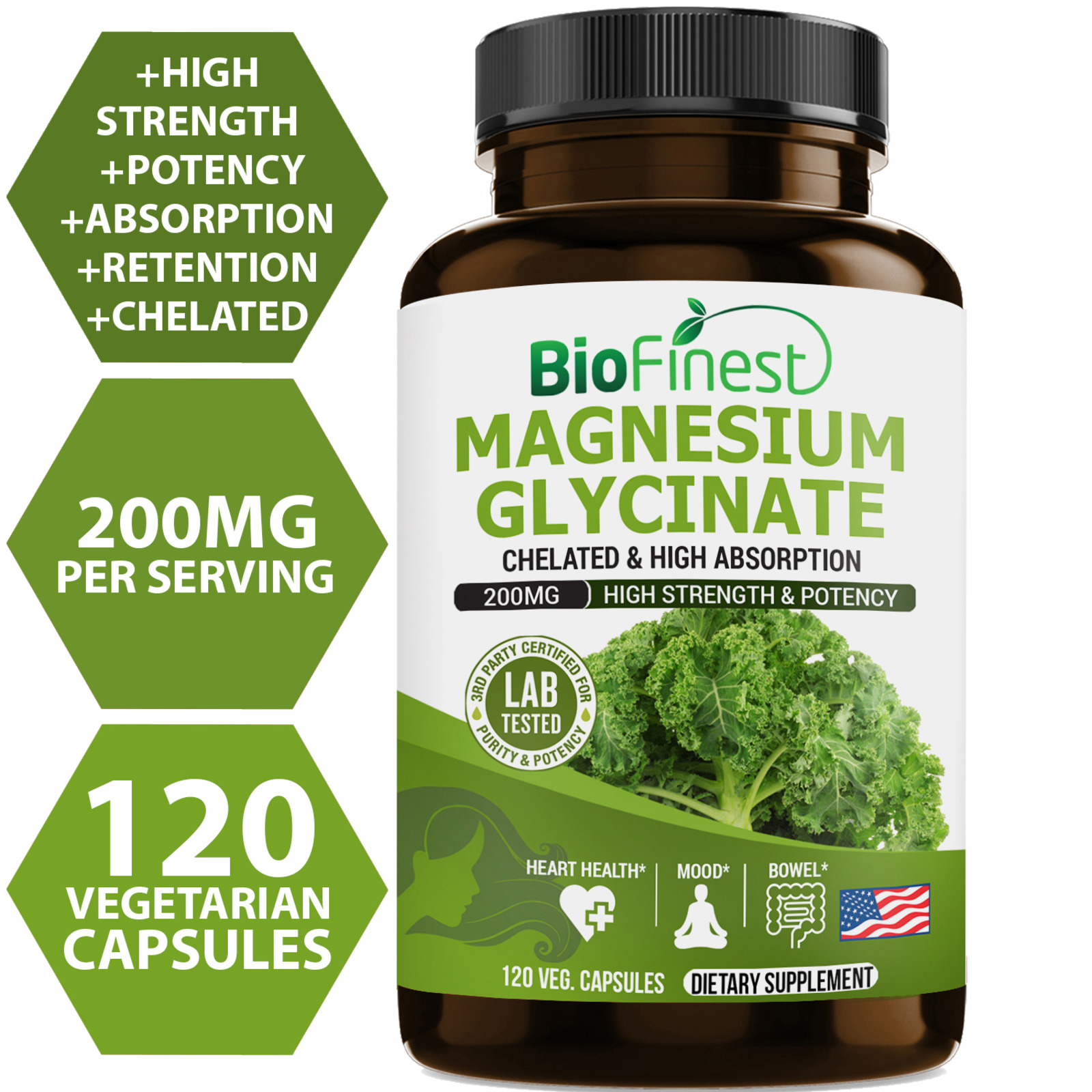 Biofinest Magnesium Glycinate Supplement NTUC FairPrice