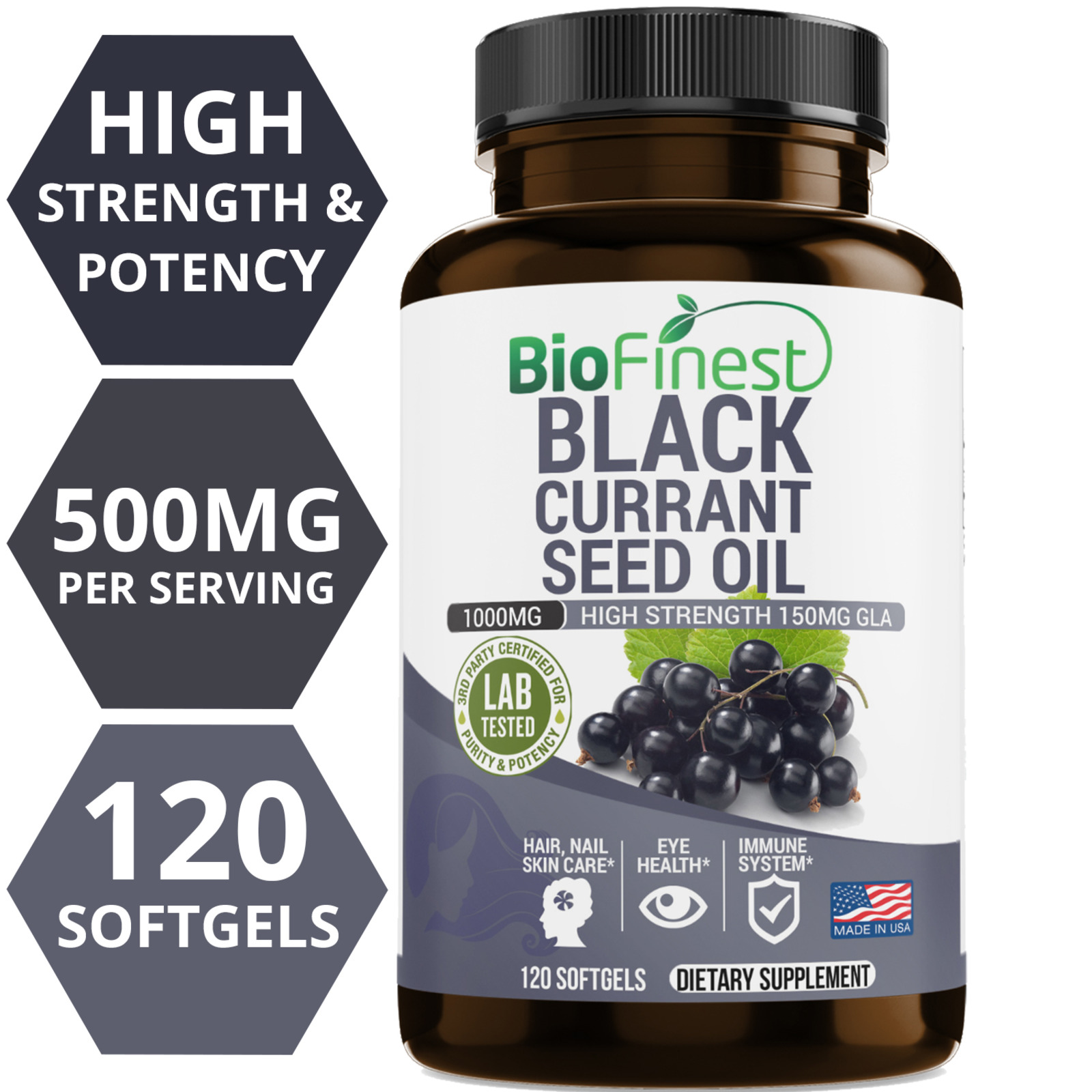 Biofinest Black Currant Seed Oil Supplement NTUC FairPrice