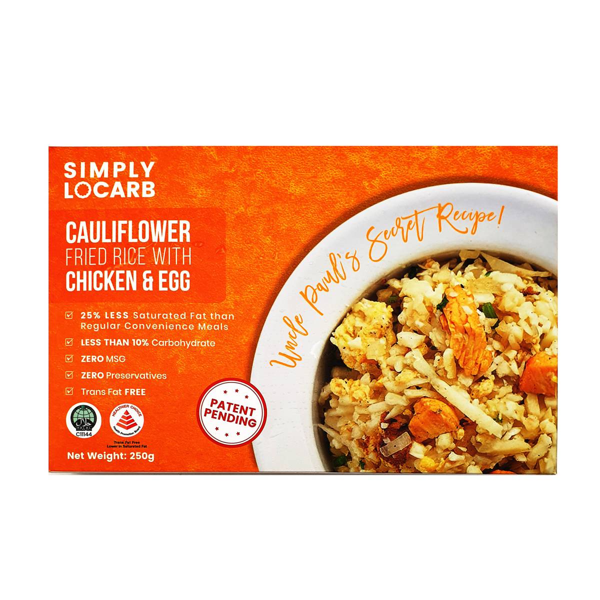 Simply Locarb Cauliflower Fried Rice With Chicken And Egg NTUC FairPrice
