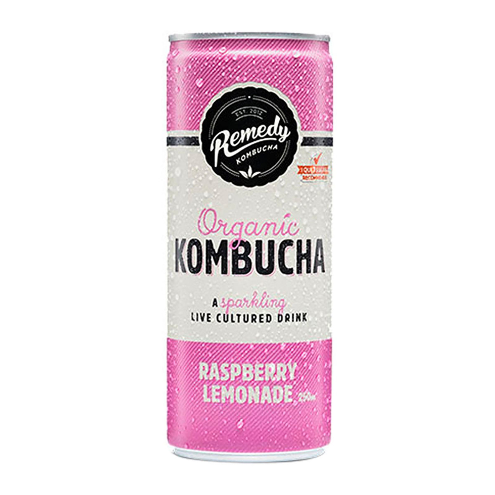 Remedy Organic Kombucha Raspberry Lemonade NTUC FairPrice