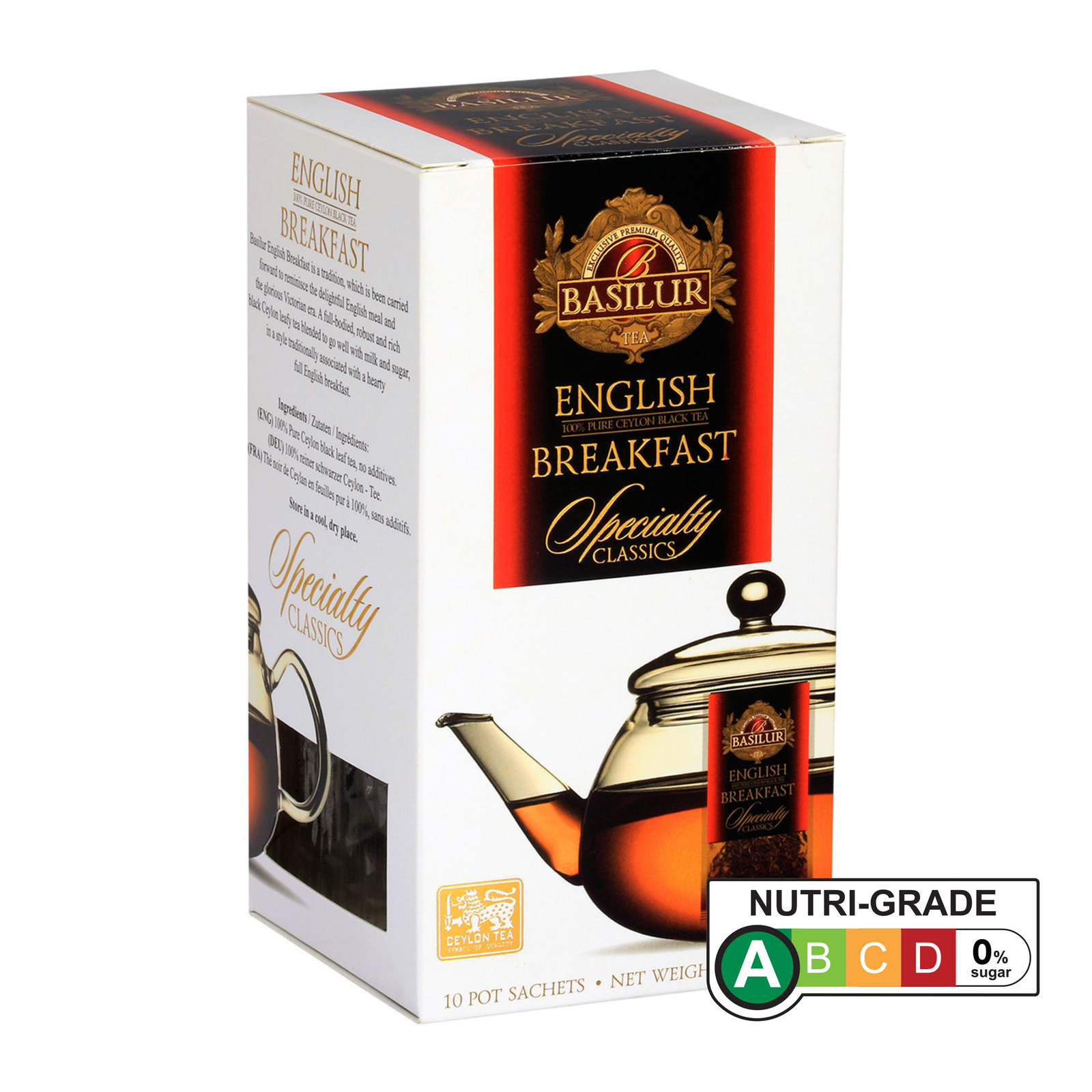 Basilur Tea Bags For Pot English Breakfast NTUC FairPrice