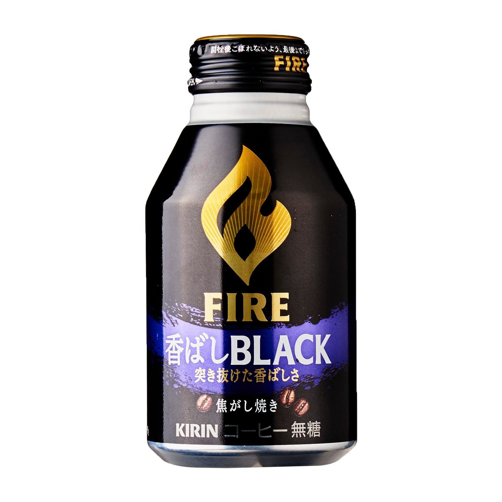 Kirin Fire Roasted Black Coffee Can Kirei NTUC FairPrice