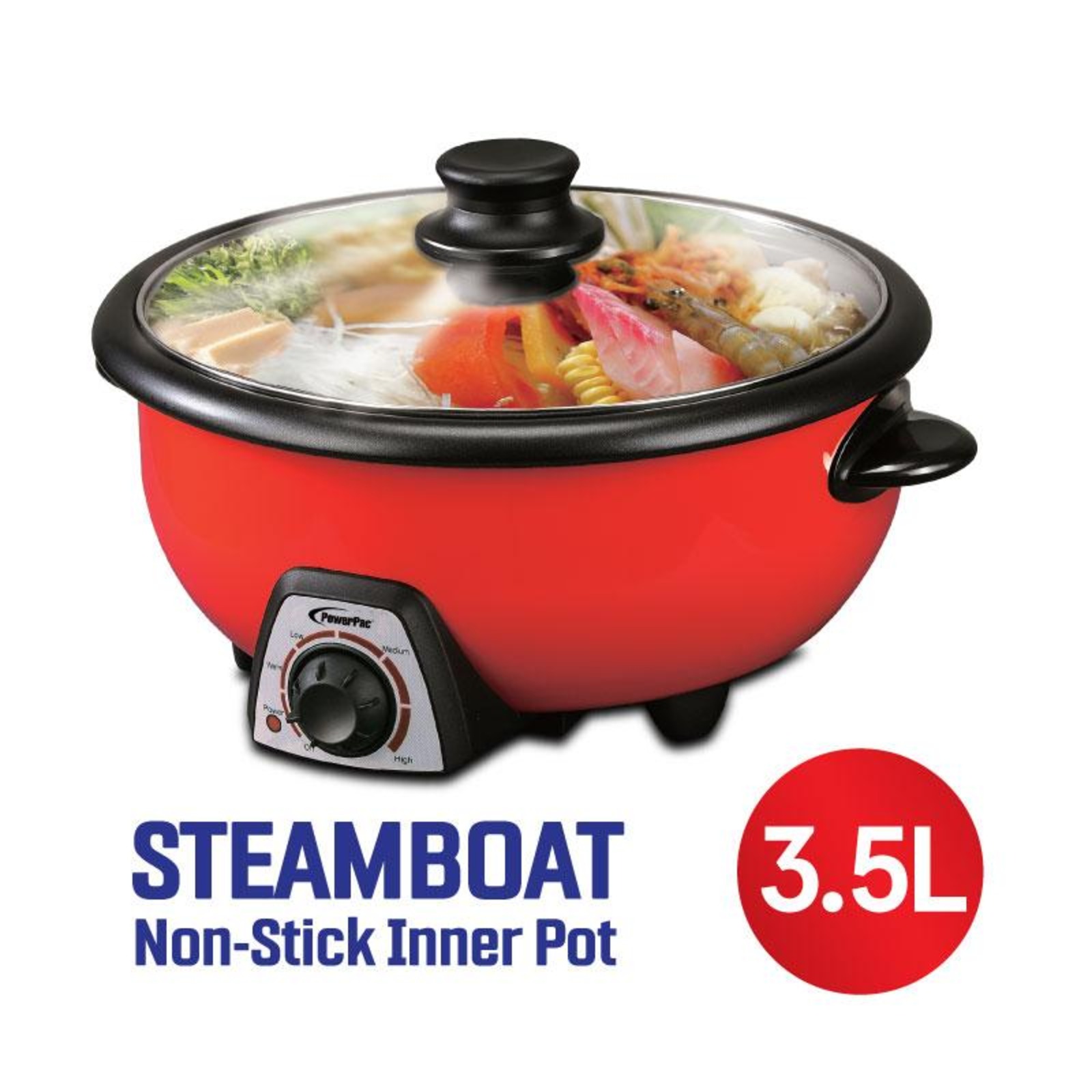PowerPac 3.5L Steamboat & Multi Cooker PPMC282 NTUC FairPrice