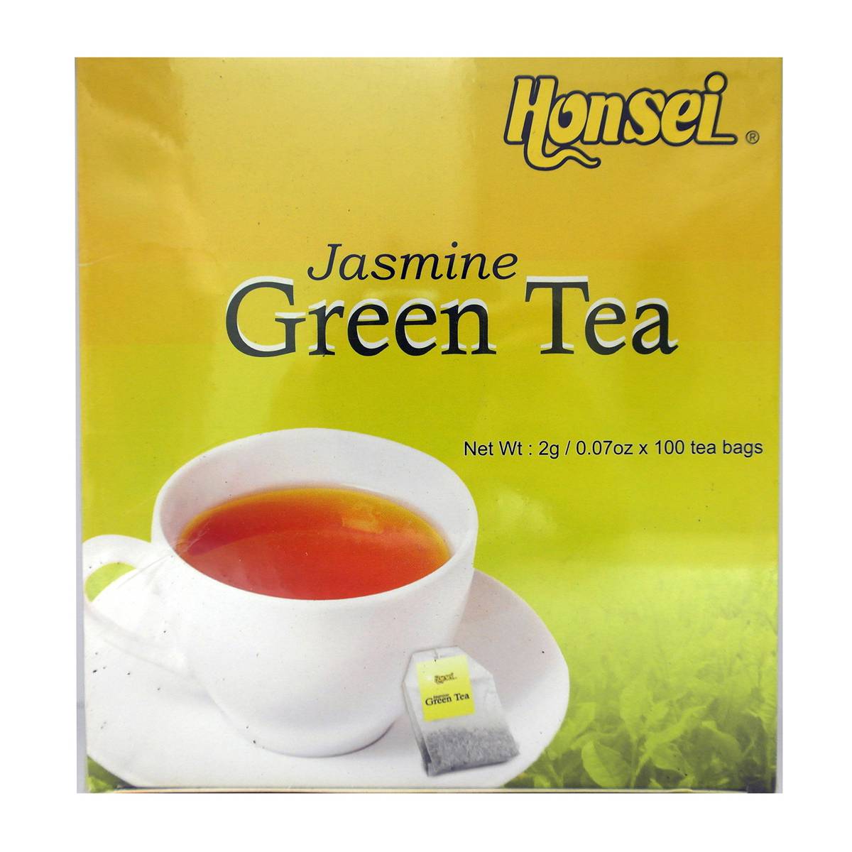 Honsei Jasmine Green Tea Bag (100 Tea bags) NTUC FairPrice