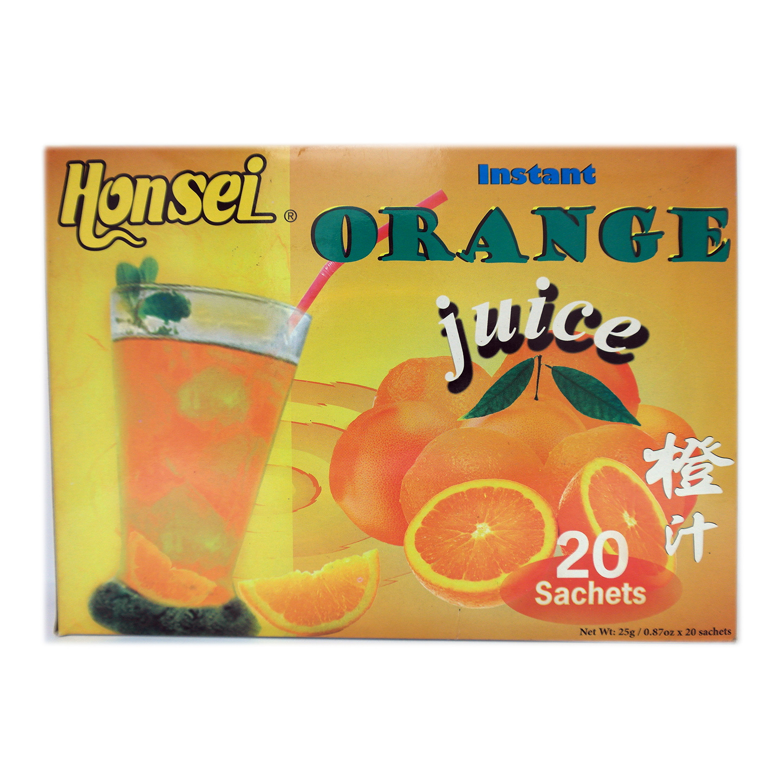Honsei Instant Ice Orange Juice (20 Sachets)
