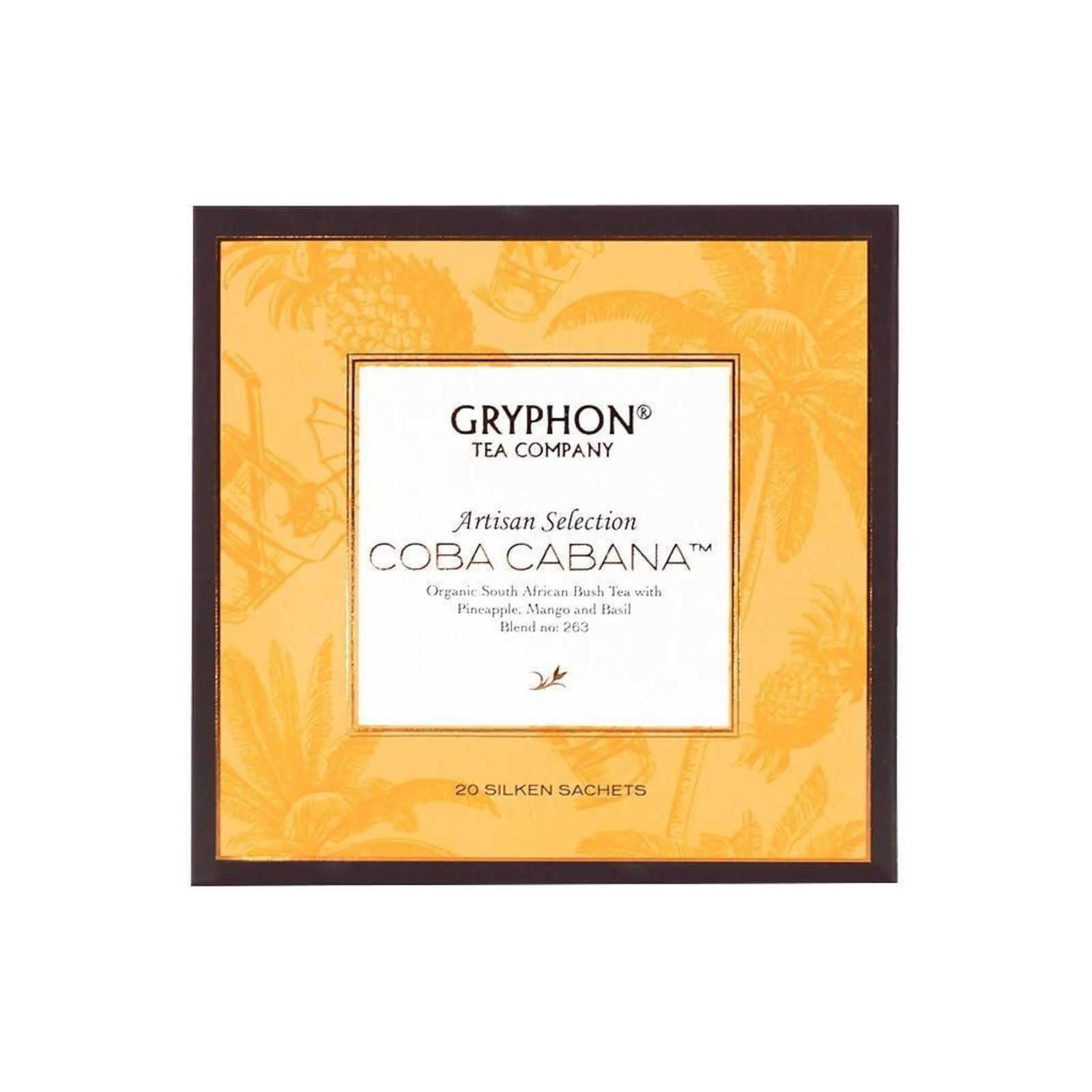 Gryphon Coba Cabana Tea with Pineapple, Mango & Basil Tea
