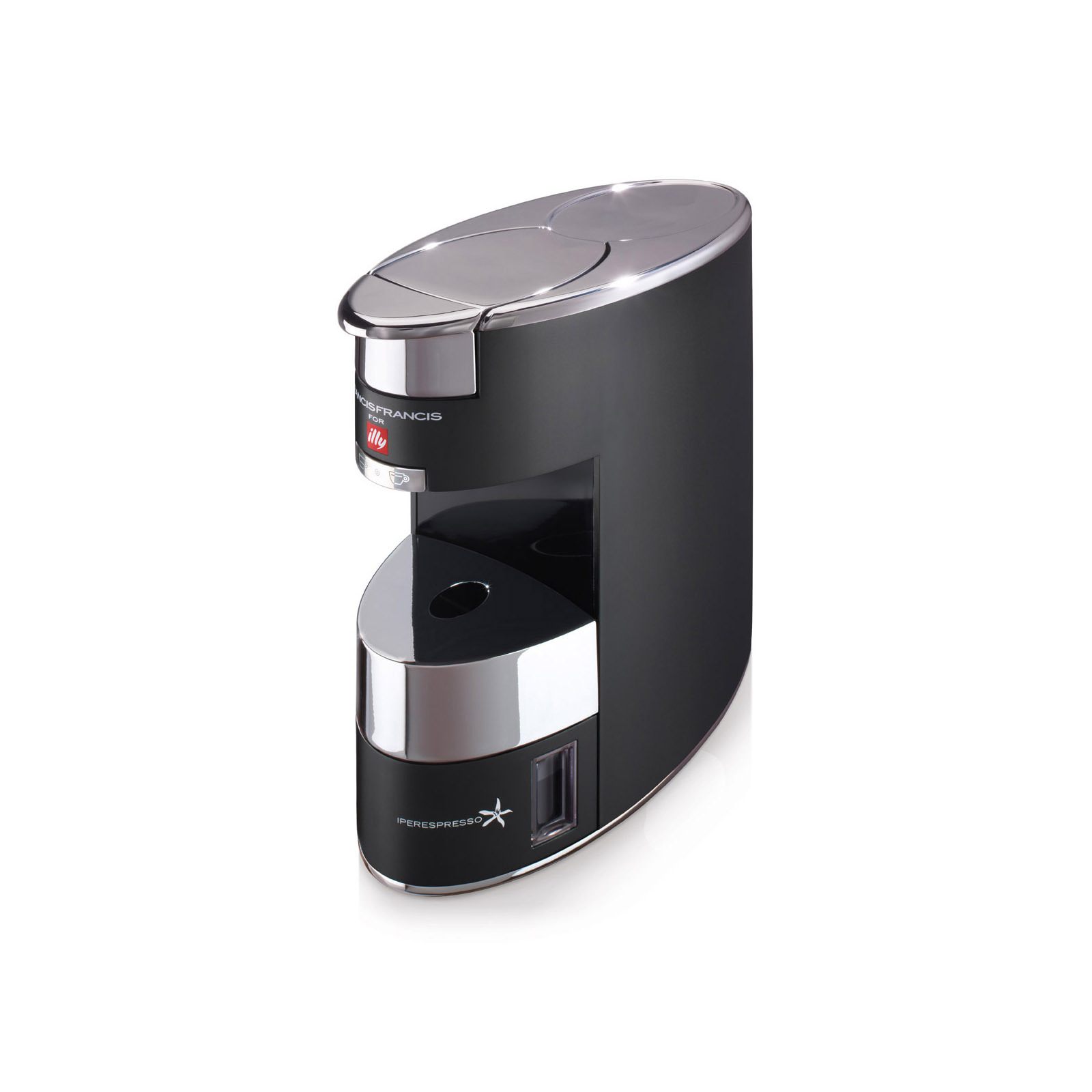 Francis Francis X9 IPSO Coffee Machine - Anodized Silver black