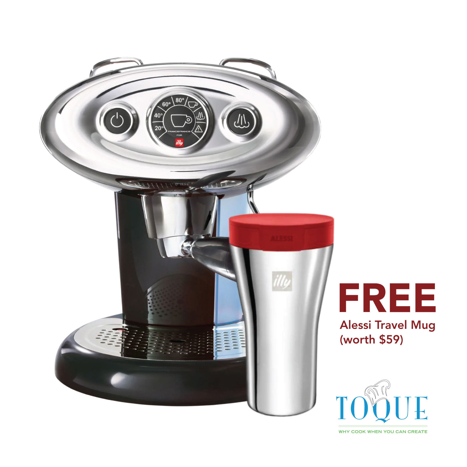 Illy Francis Francis X7.1 IPSO Coffee Machine - BLACK