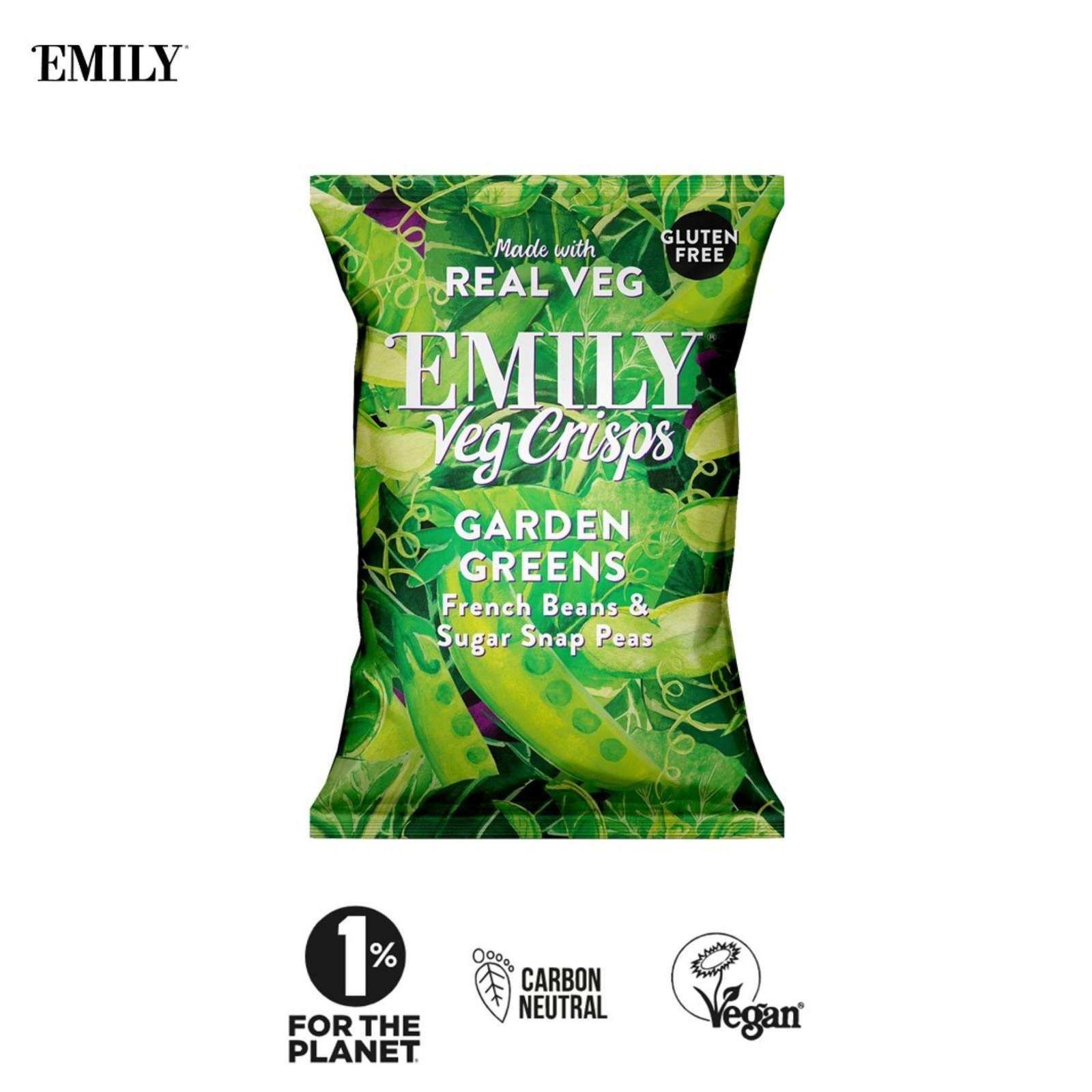 Emily Veg Crisps Garden Greens Vegan Gluten Free NTUC FairPrice