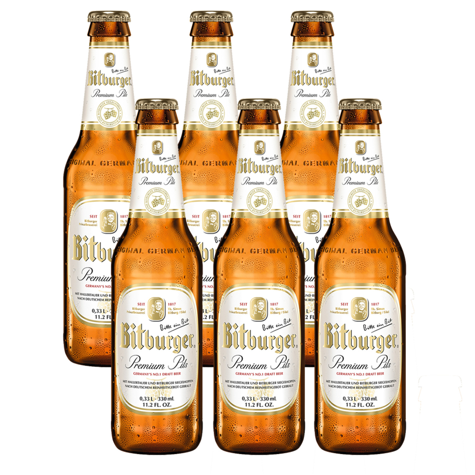 Bitburger Pilsener Beer 6's | NTUC FairPrice