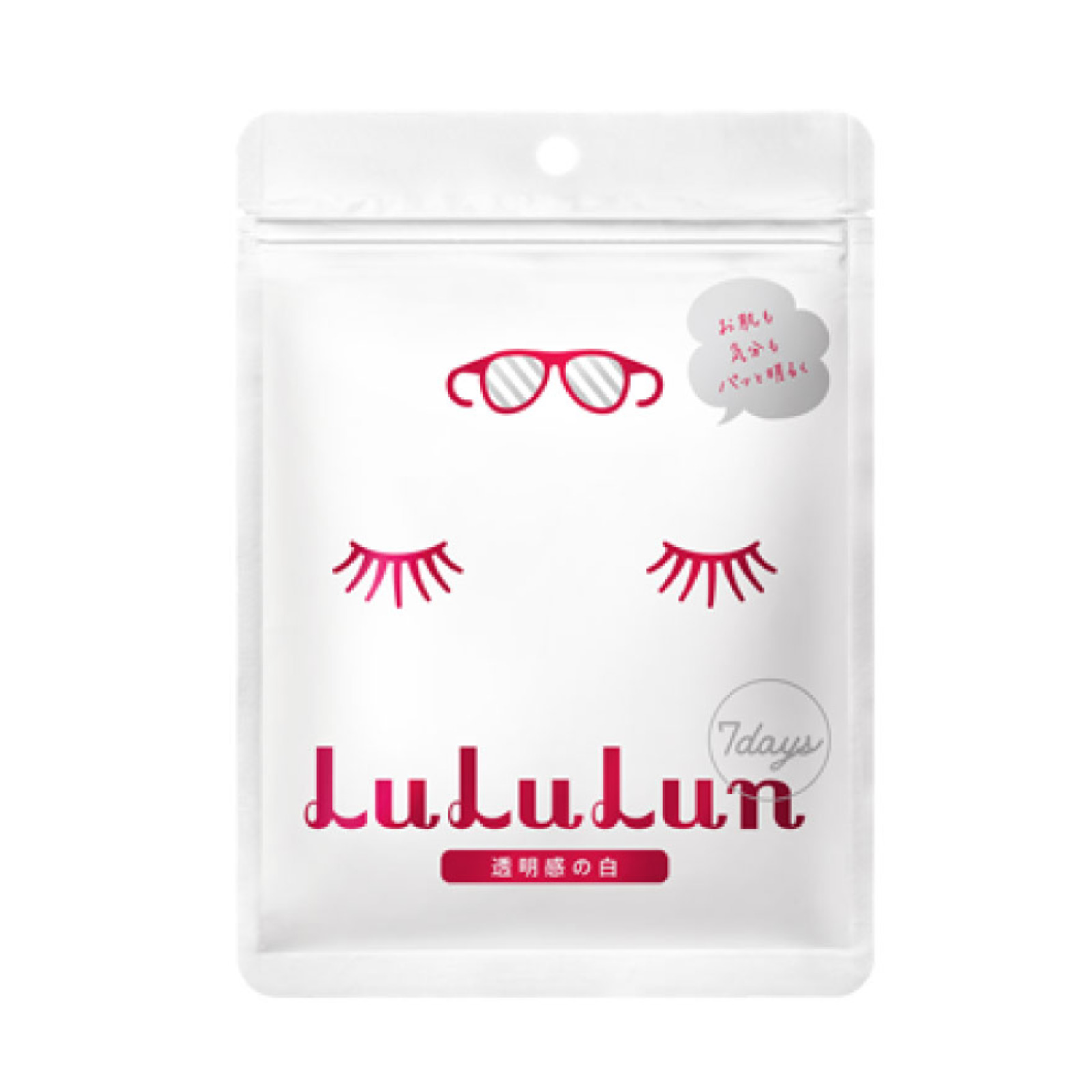 Lululun Lululun Face Mask White 4 (7s) NTUC FairPrice