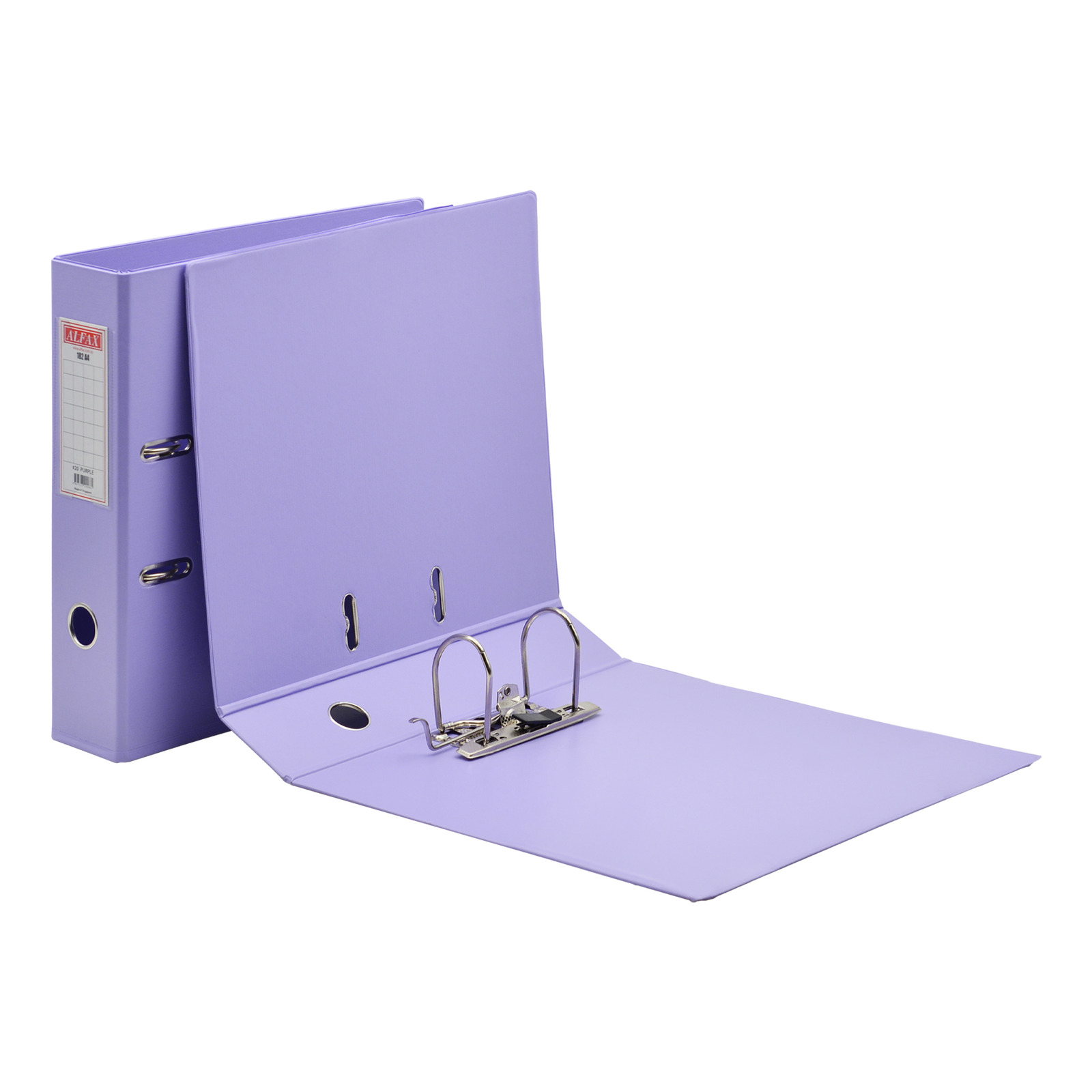 Alfax 182A Pvc Arch File 3inches A4 Purple 20 NTUC FairPrice