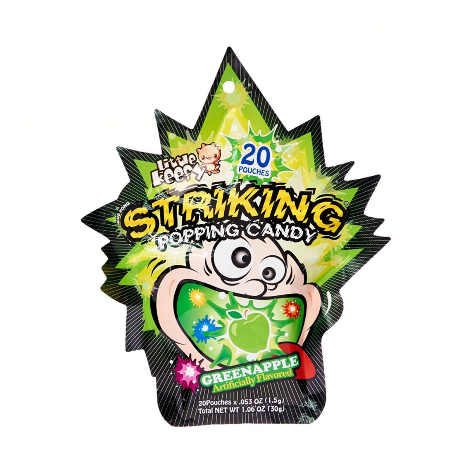 Little Keefy Striking Popping Candy - Green Apple