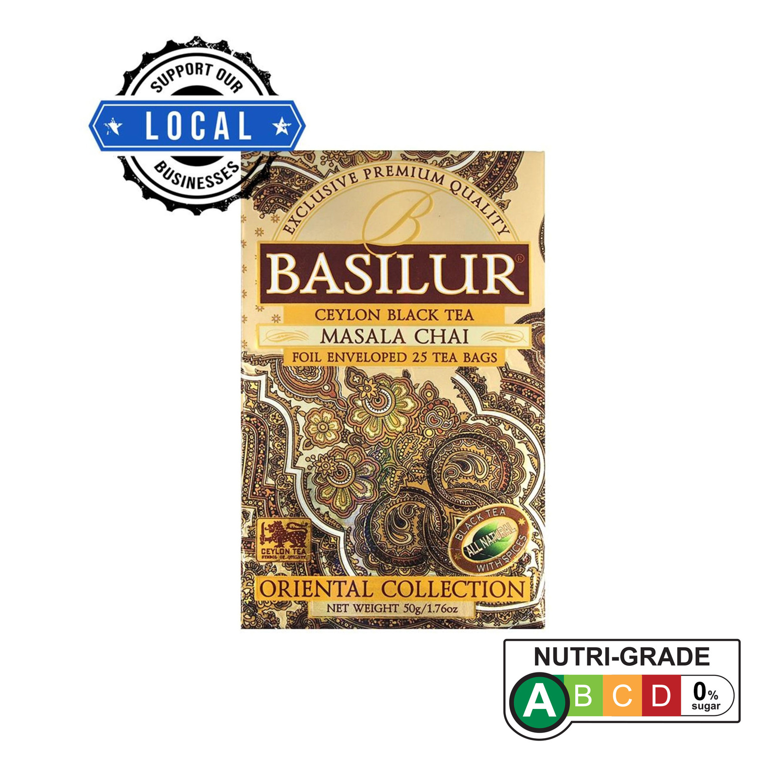 Basilur Masala Chai Ceylon Black Tea NTUC FairPrice