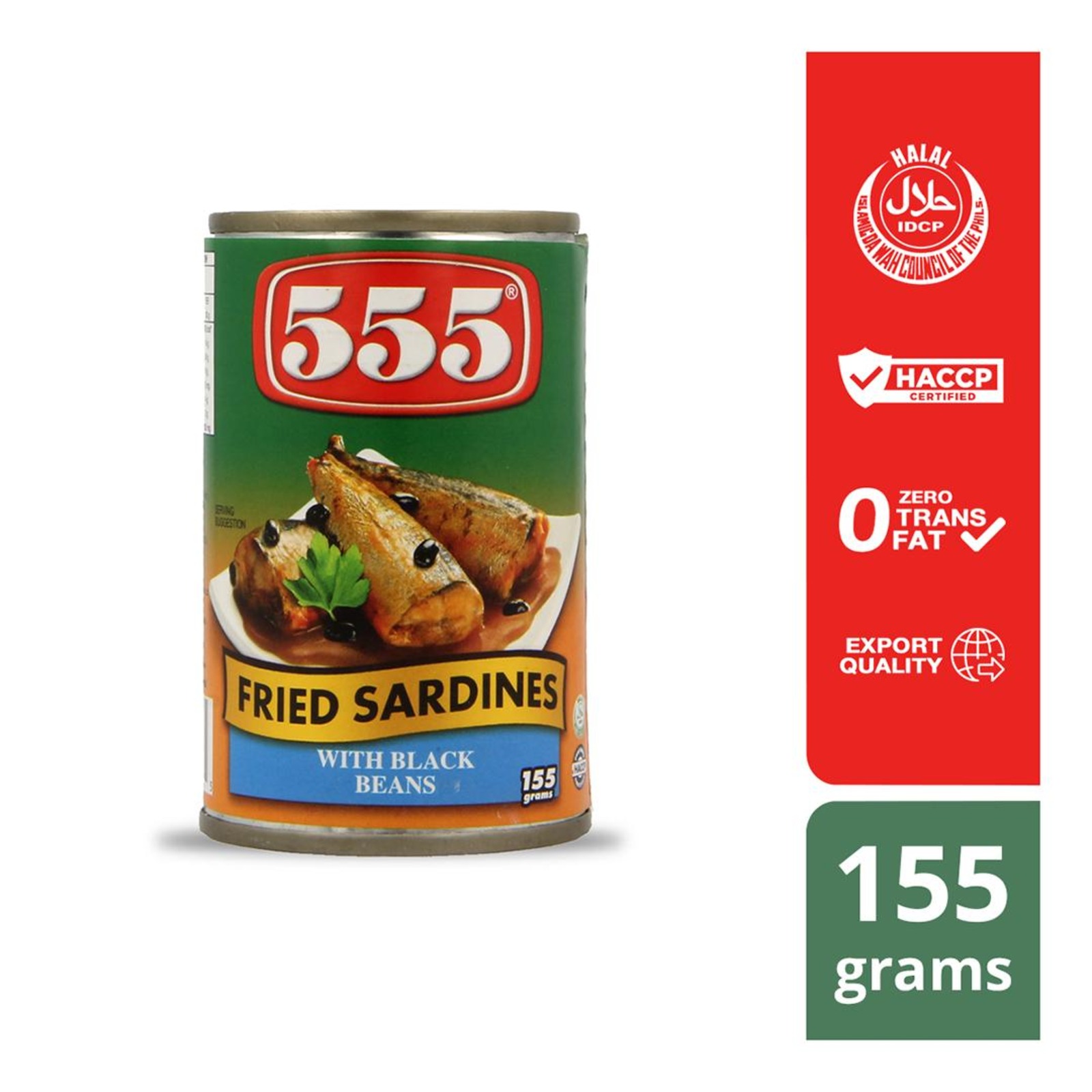555 Fried Sardines With Black Beans (Tausi) NTUC FairPrice