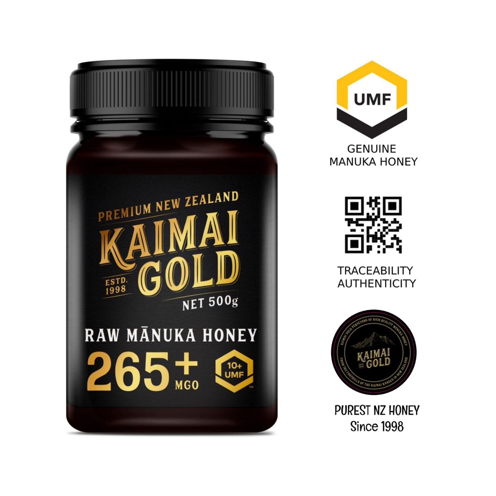Kaimai Gold Manuka Honey UMF10+