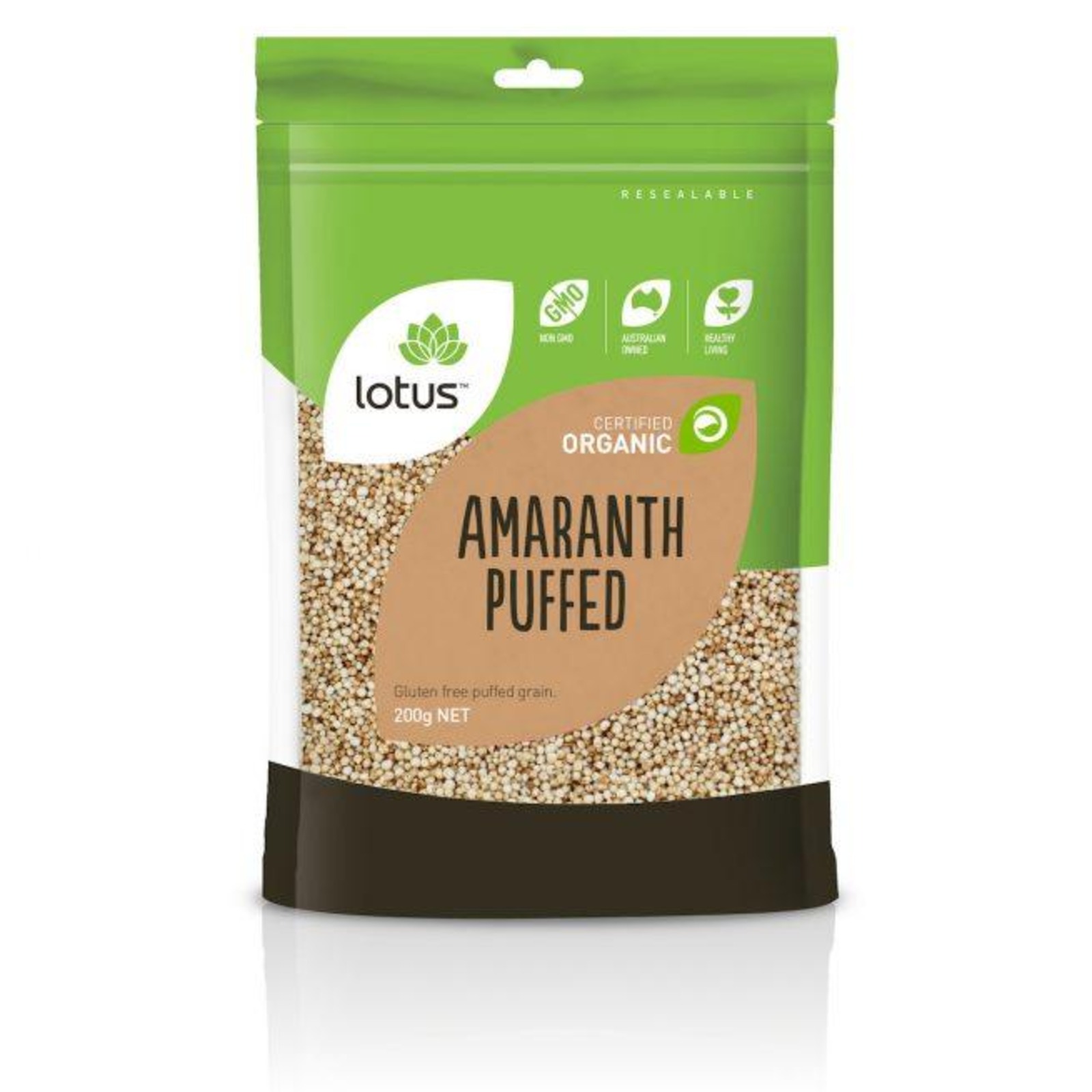 Lotus Organic Puffed Amaranth NTUC FairPrice