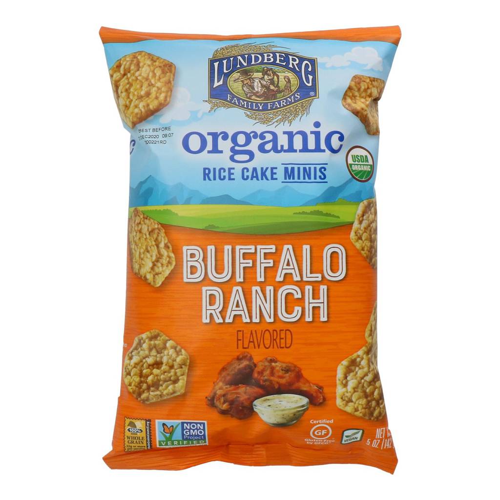 Lundberg Organic Mini Rice Cakes Buffalo Ranch NTUC FairPrice