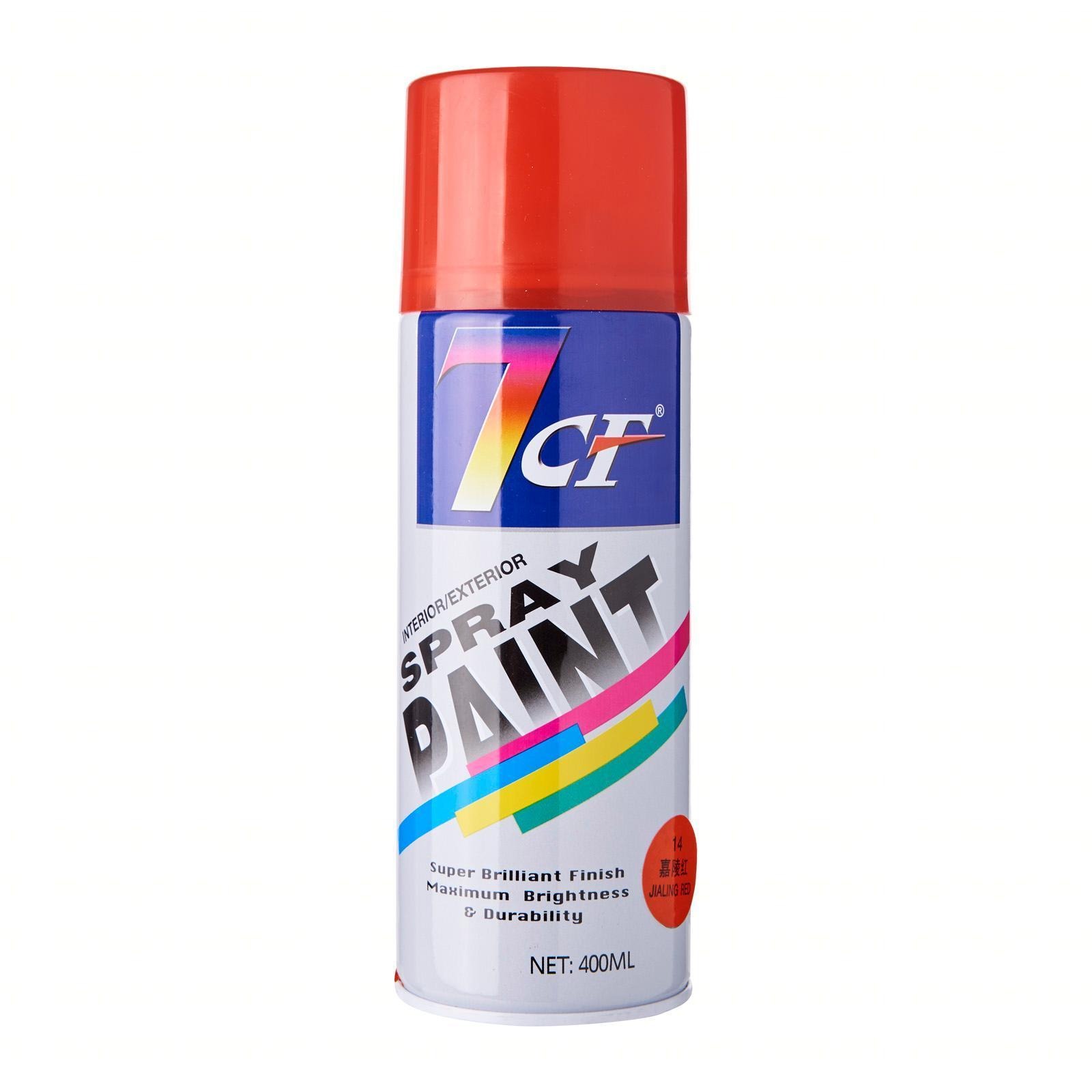 7CF Spray Paint No.14 Jialing Red NTUC FairPrice