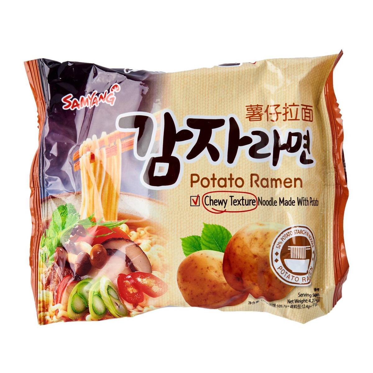 Samyang Potato Ramen Single Packet NTUC FairPrice