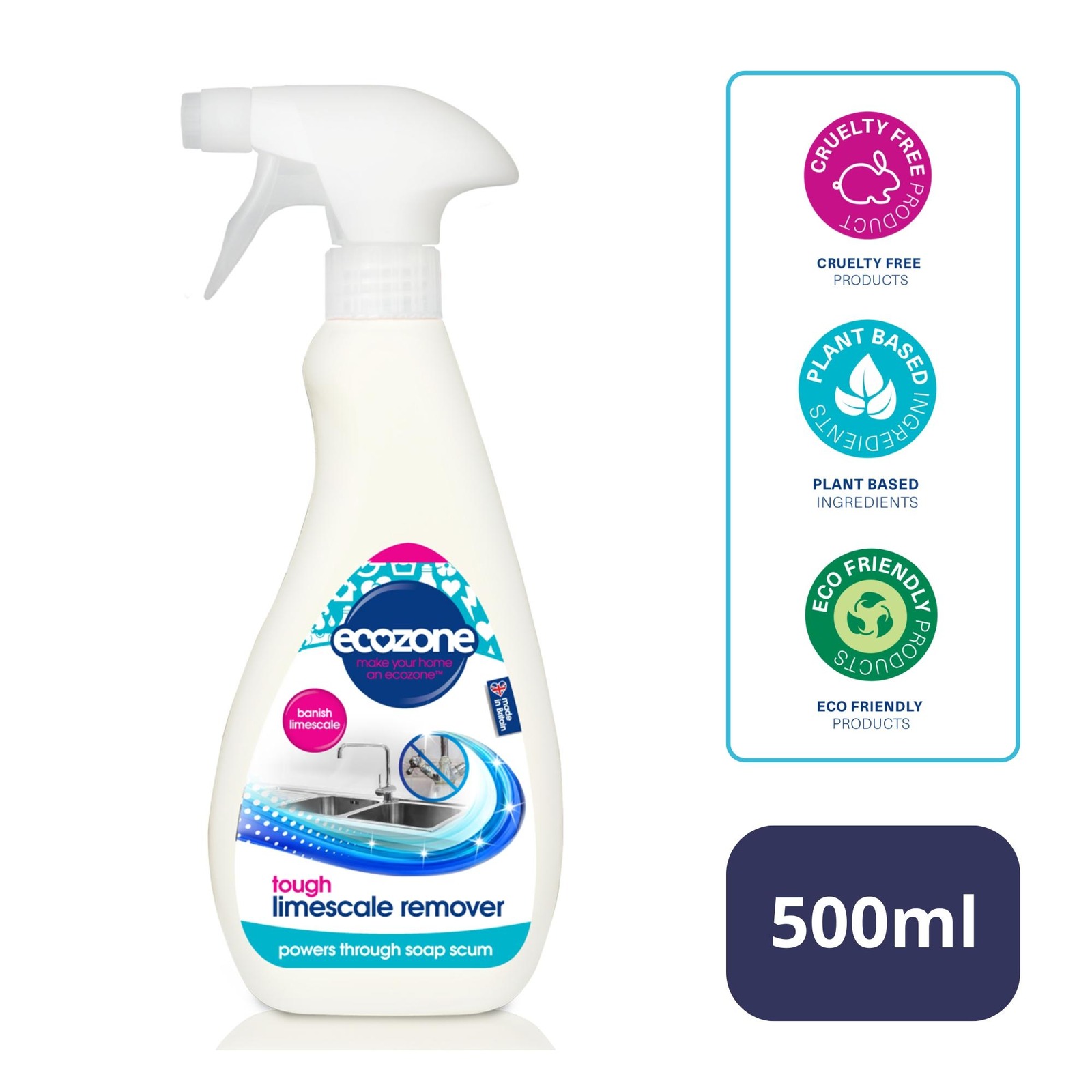 Ecozone Tough Limescale Remover Spray