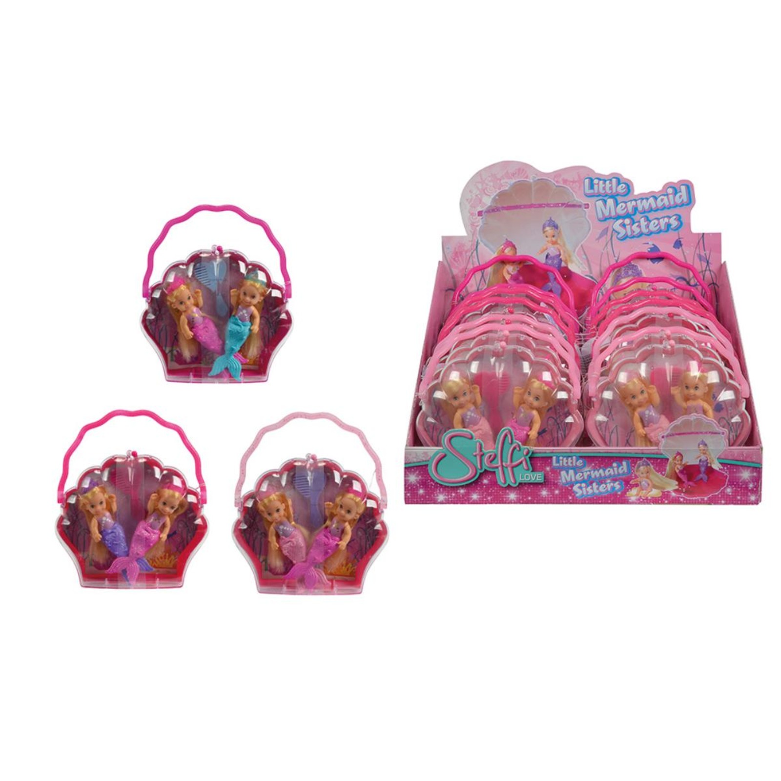 Simba Toys Evi LOVE Little Mermaid Sisters, 3-asst.
