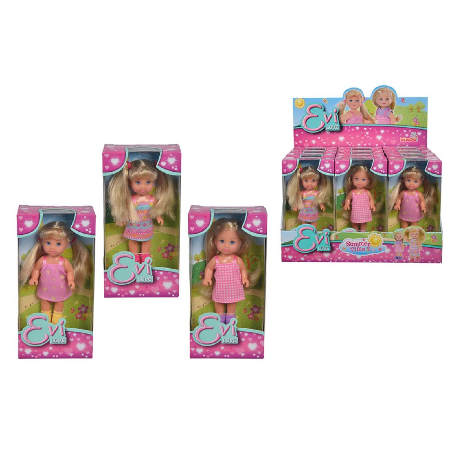 Simba Toys Evi LOVE Summertime, 3-asst.