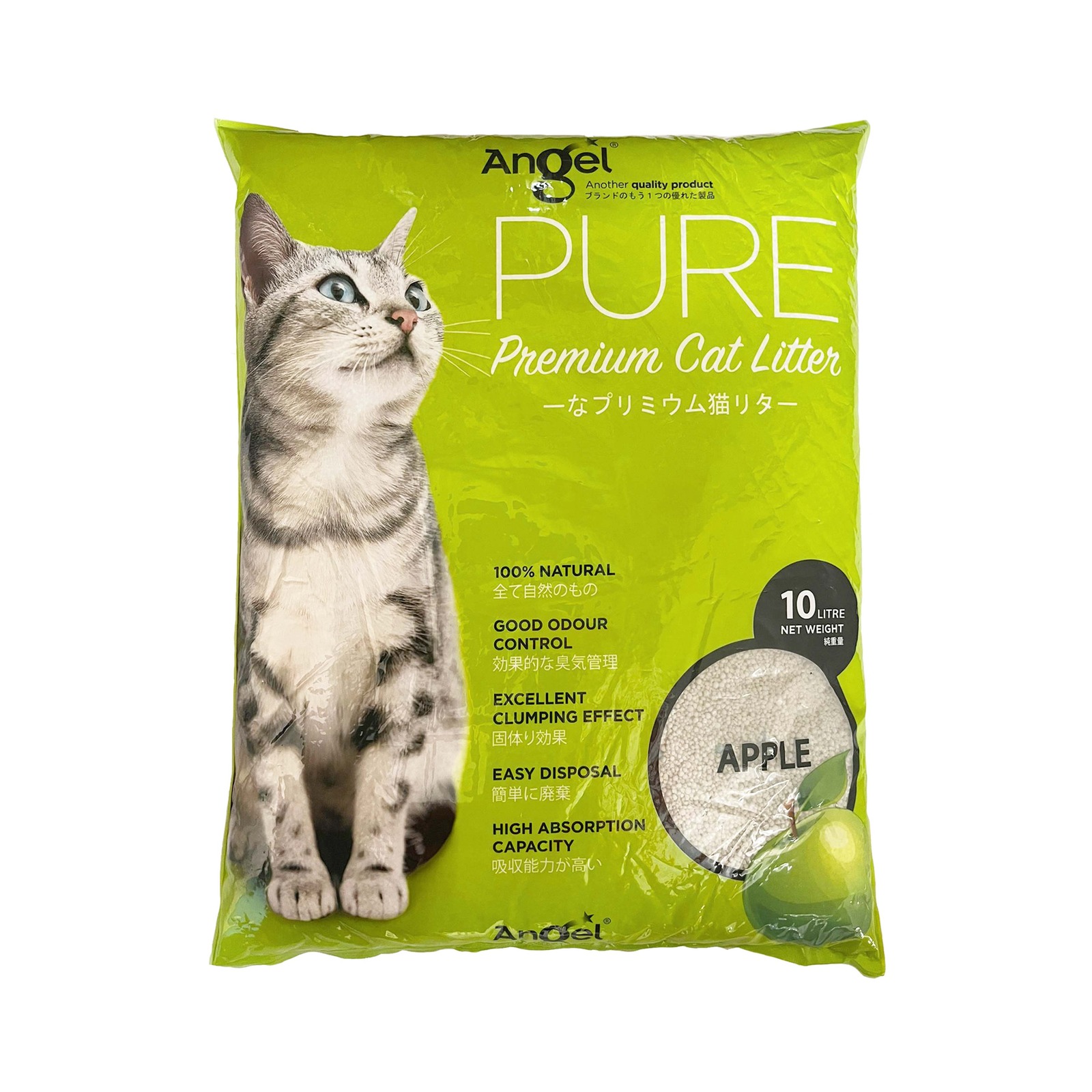 Angel Pure Premium Cat Litter Apple Scented NTUC FairPrice