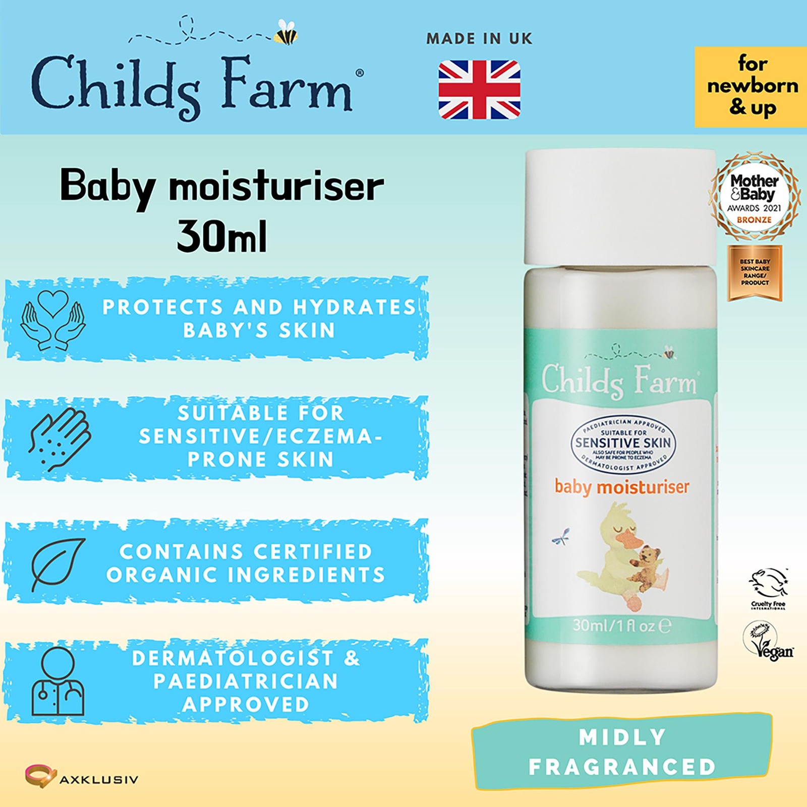 childs farm baby moisturizer