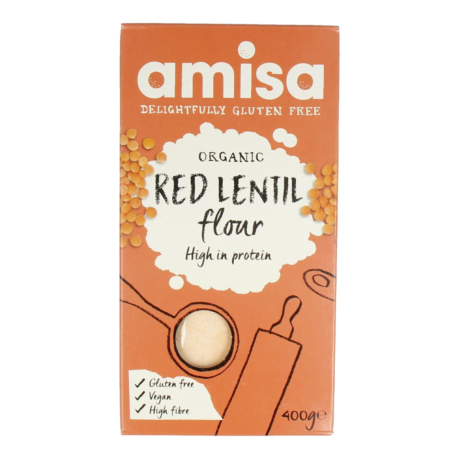 Amisa Organic Gluten Free Red Lentil Flour NTUC FairPrice