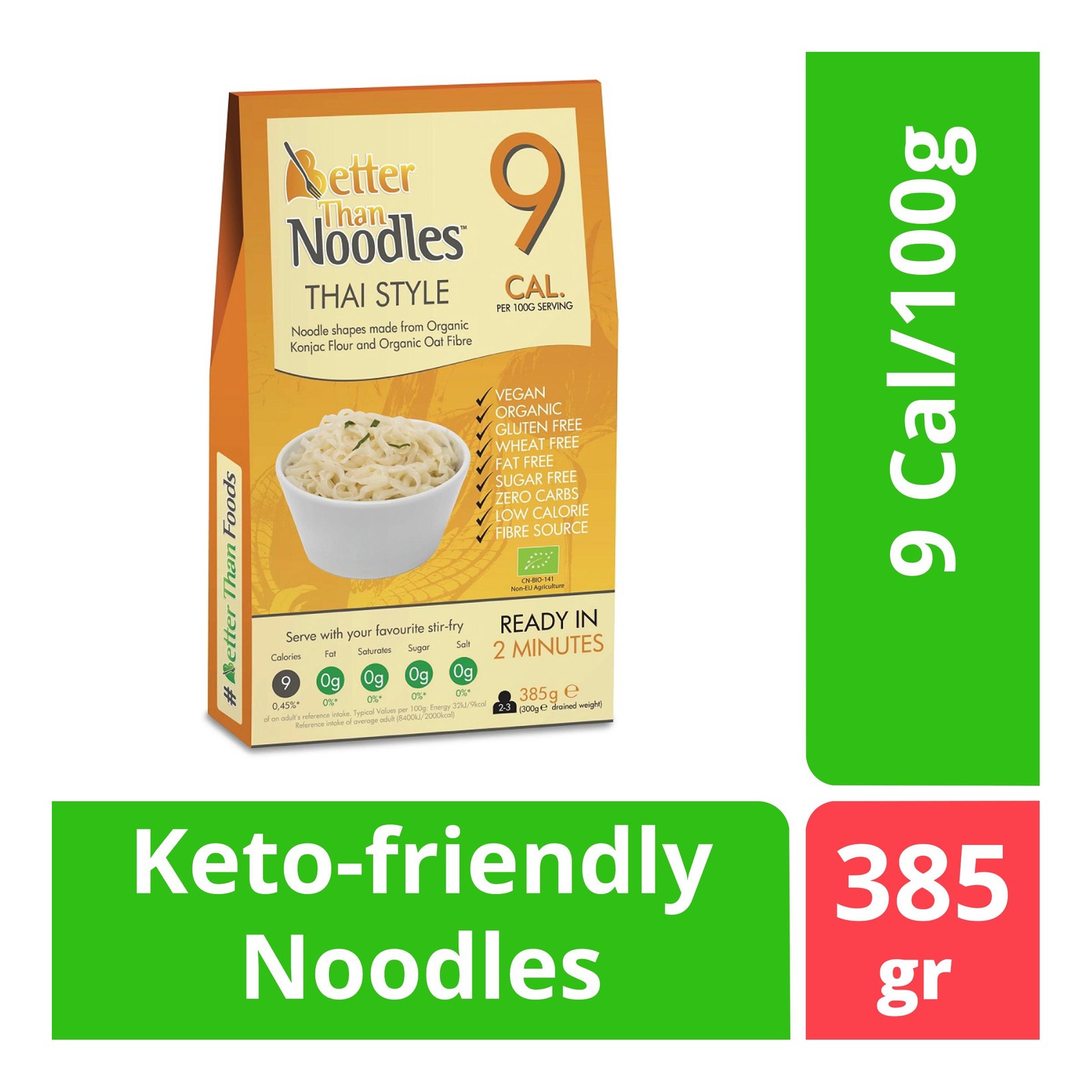 BetterThan Konjac Thai Noodles (Organic)