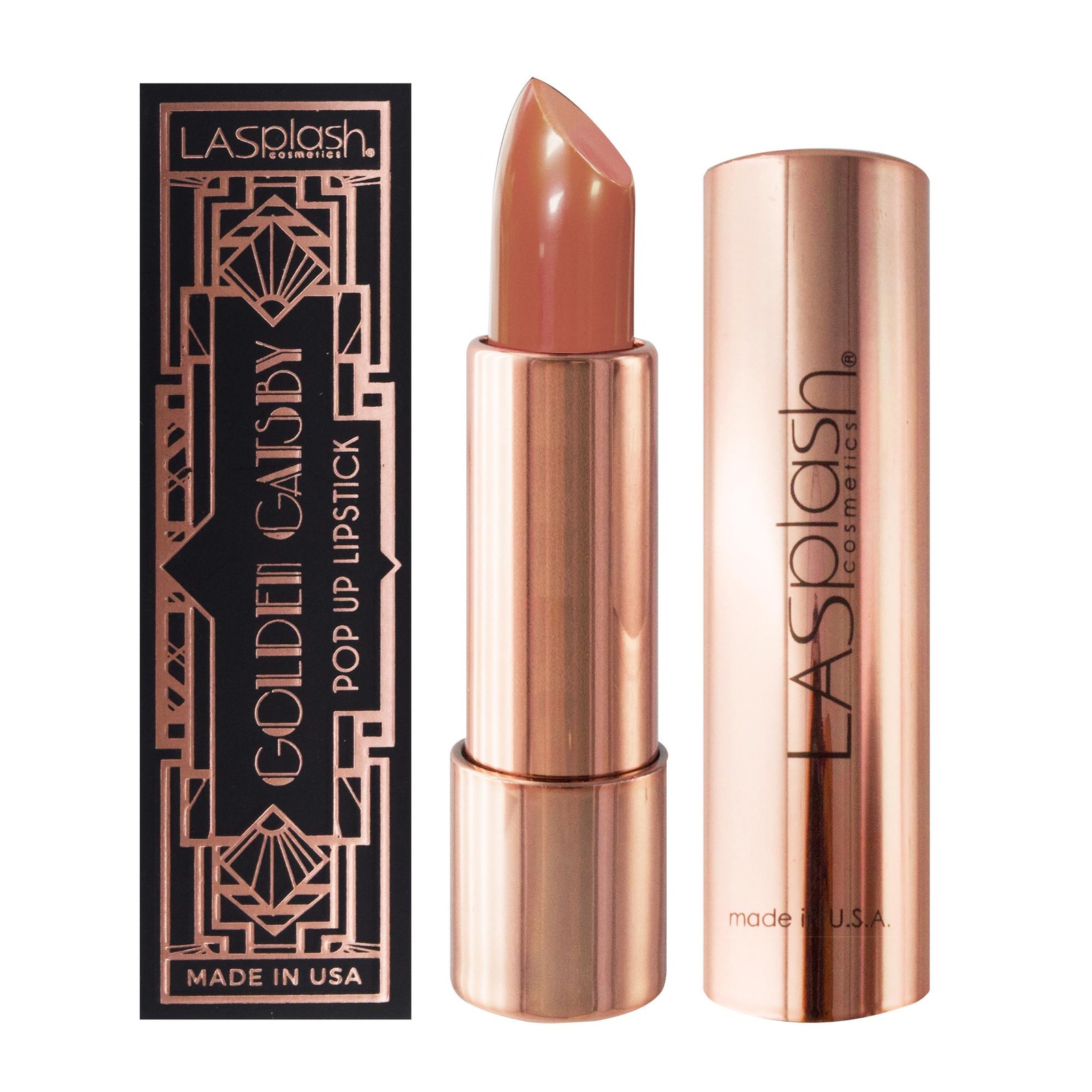 LA Splash Golden Gatsby Popup Lipstick - Grace