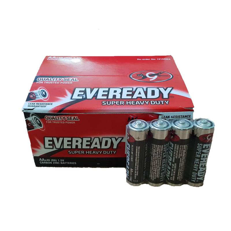 Eveready AA Size Super Heavy Duty Battery 1215 SW4 (Box) NTUC FairPrice