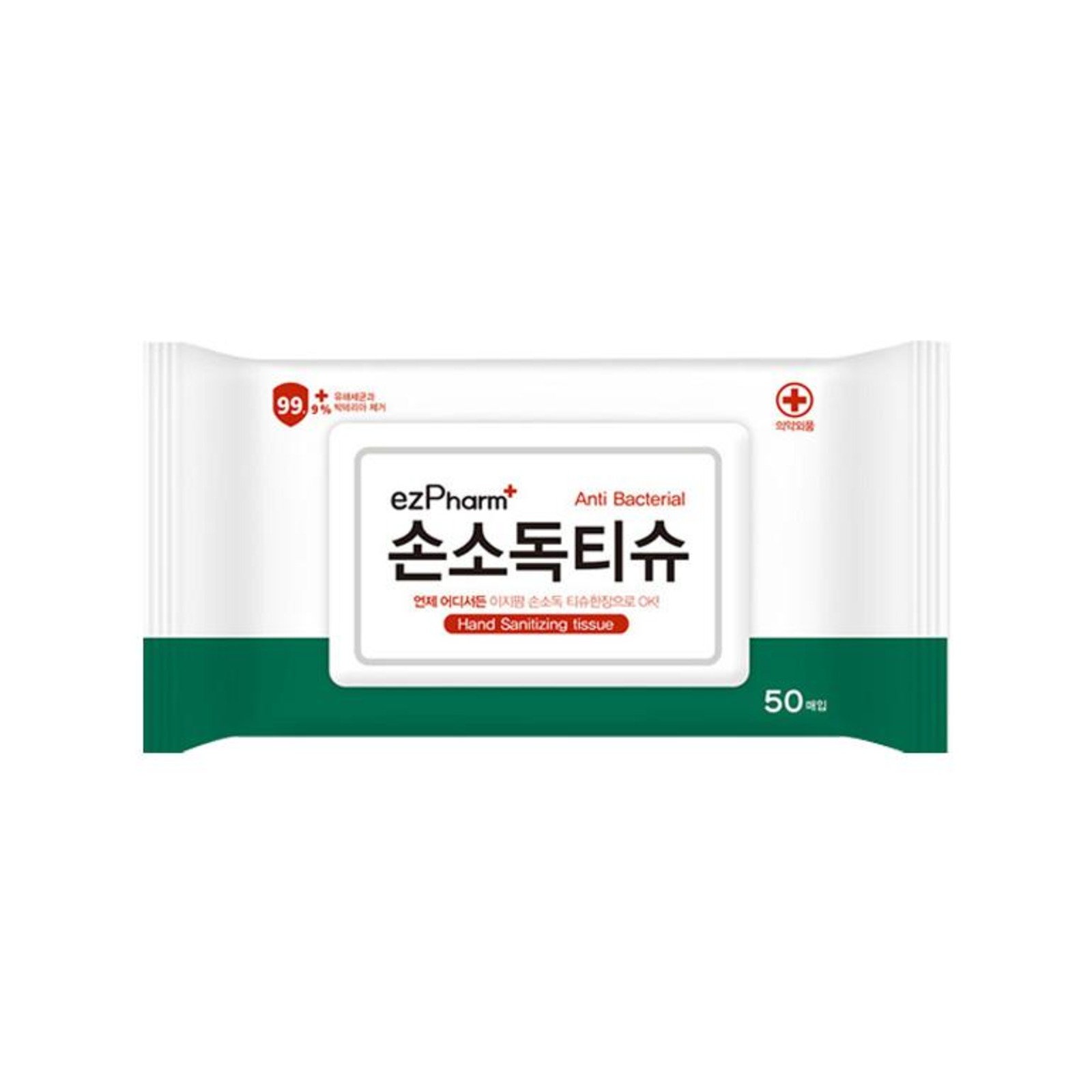 EzPharm EzPharm Hand Sanitizing Tissue 50pcs
