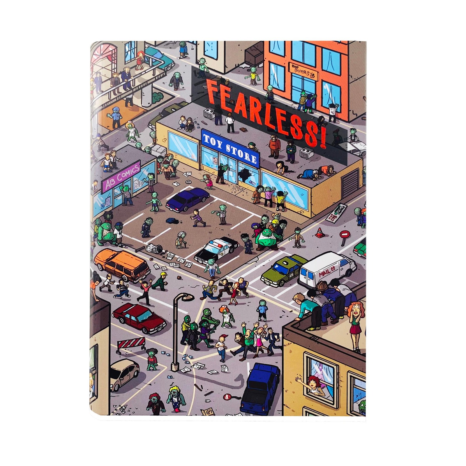 The Paper Stone A5 Just Lines - Fearless Zombies