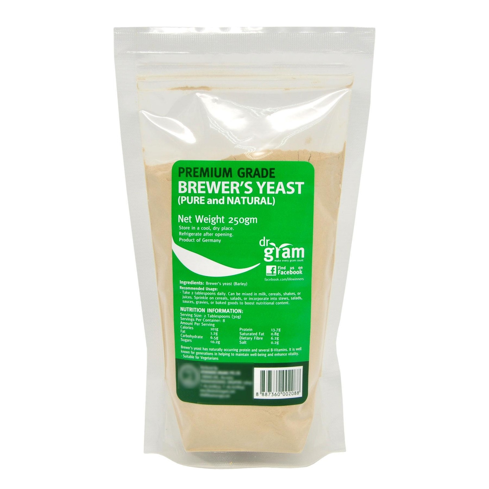 Dr Gram Organic Brewers Yeast Powder NTUC FairPrice