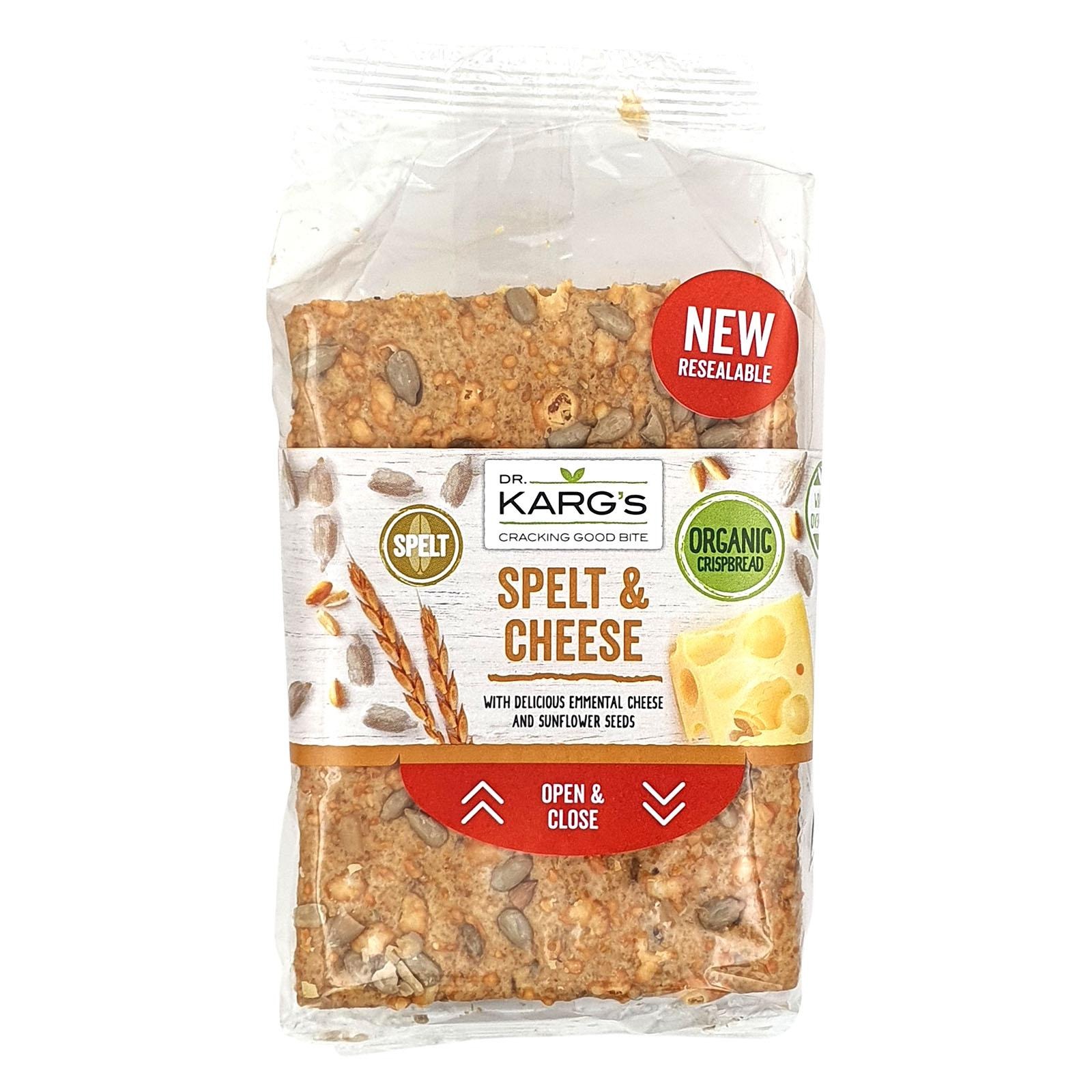 Dr Karg Organic Crispbread Spelt with Emmental Cheese NTUC FairPrice