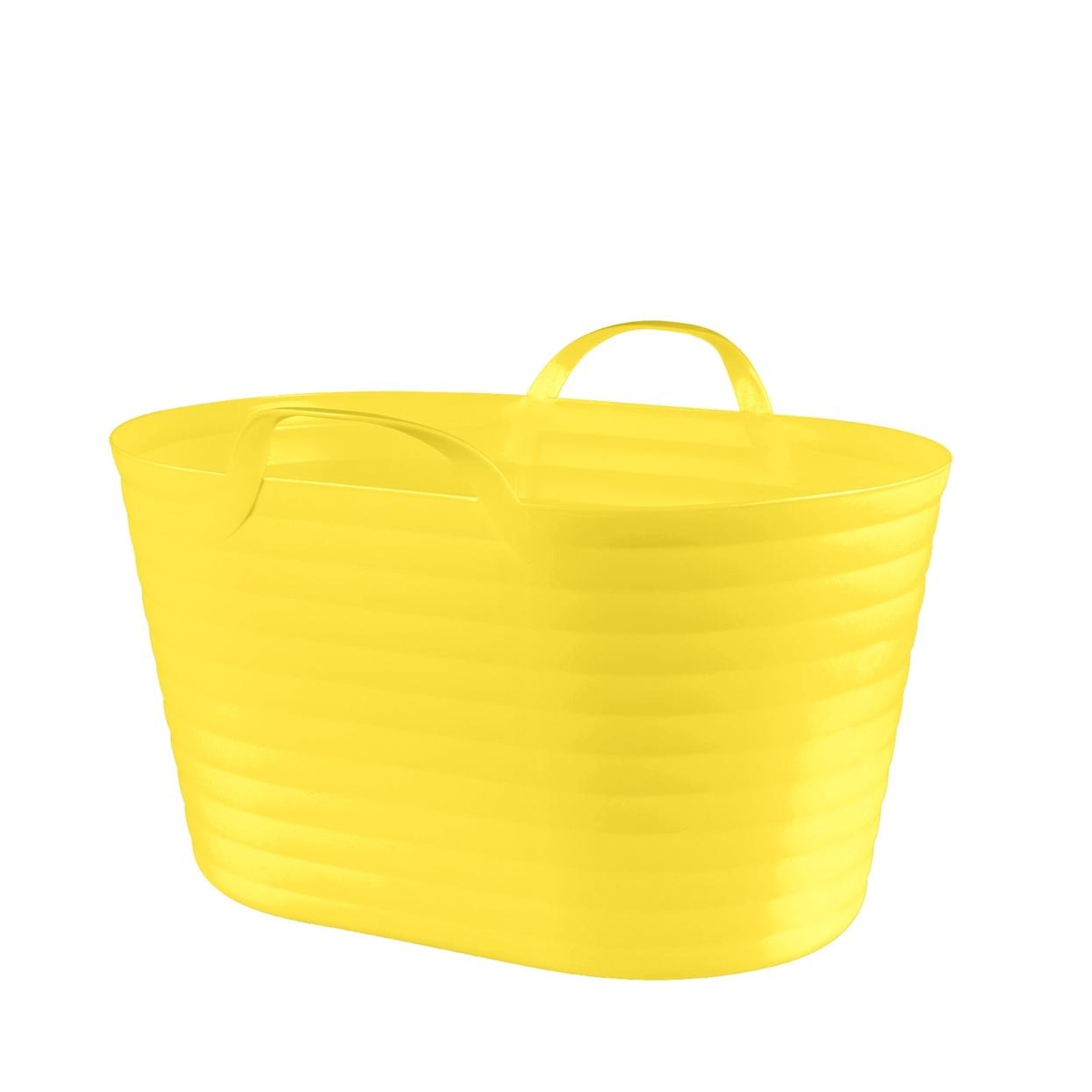 Keter 43L Oval Flexi Laundry Tub Yellow NTUC FairPrice