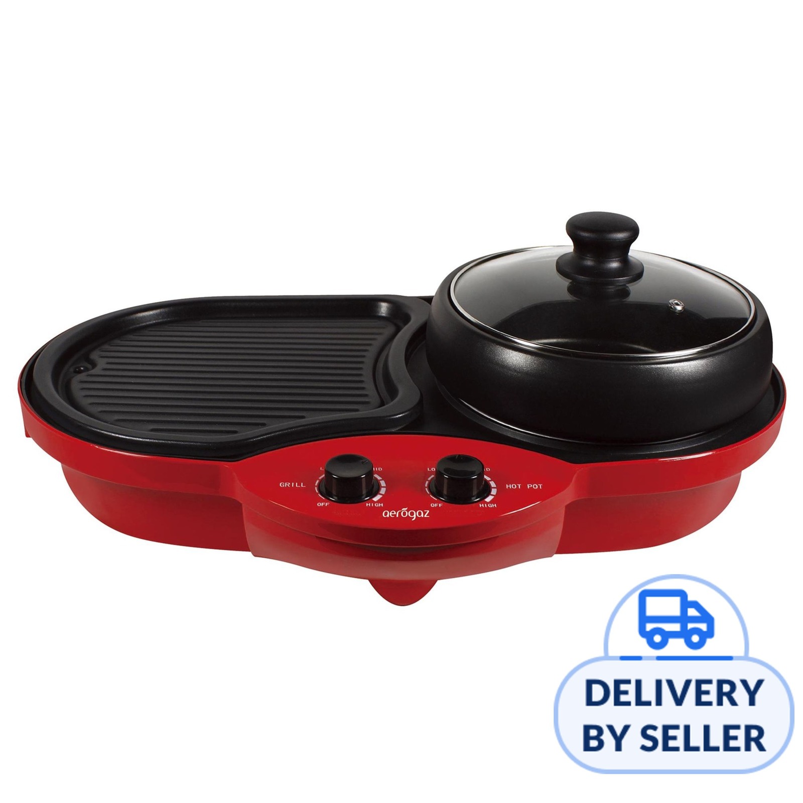 Aerogaz 2IN1 Classic electric BBQ grill & steamboat NTUC FairPrice
